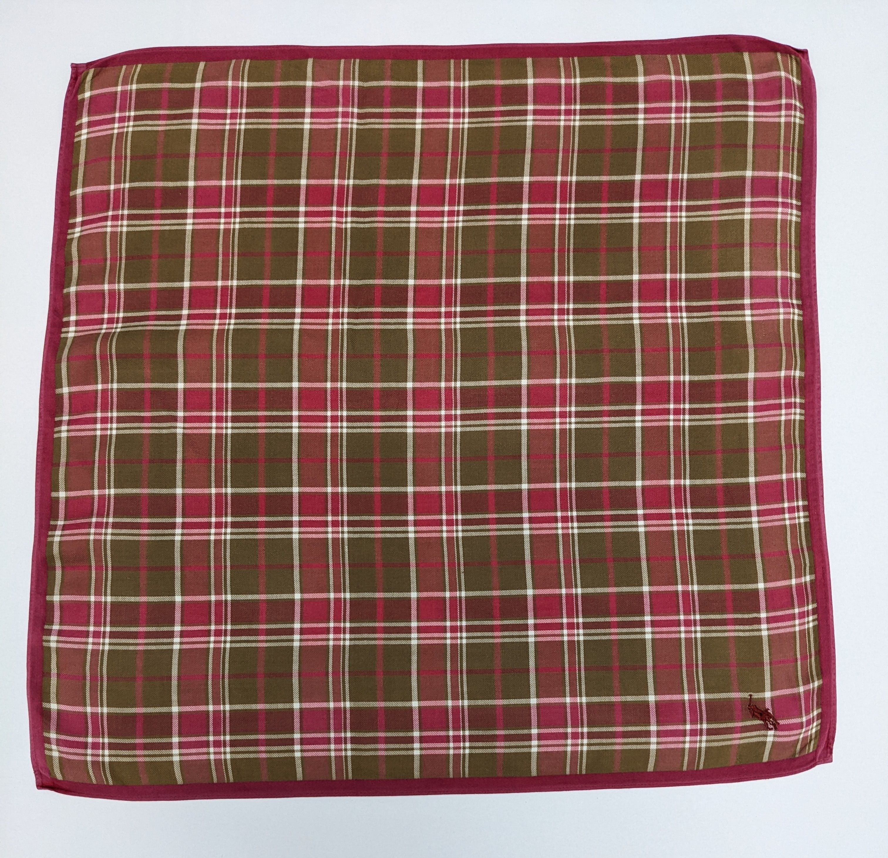 Polo Ralph Lauren Vintage Polo Ralph Lauren Plaid Handkerchief Size ONE SIZE - 3 Thumbnail