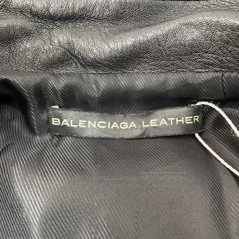 Balenciaga Balenciaga Black leather jacket Size XS / US 0-2 / IT 36-38 - 8 Thumbnail
