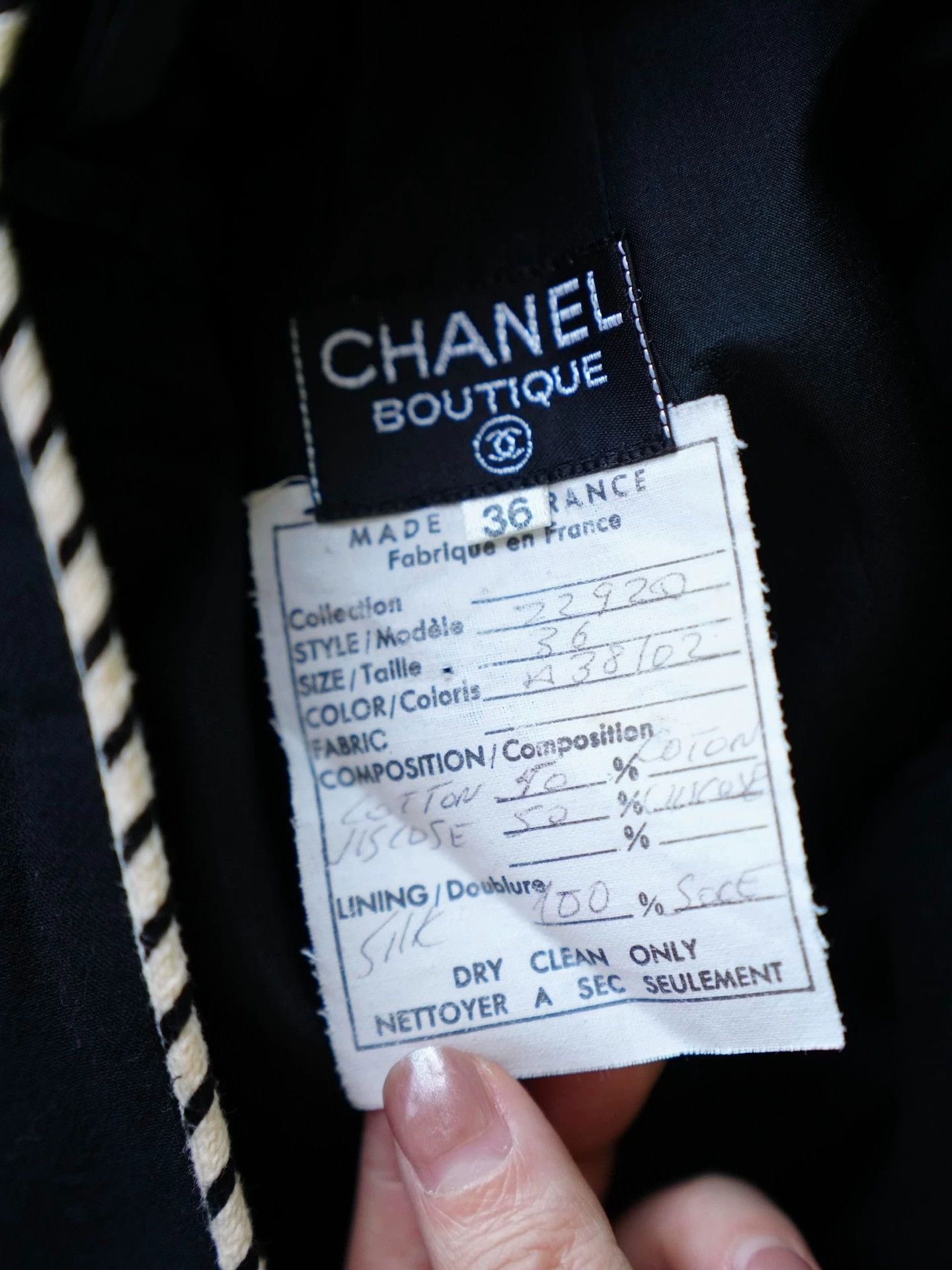 Chanel Chanel Vintage 1990 SS Poster Skirt FR36 (S) Size 26" / US 2 / IT 38 - 6 Thumbnail