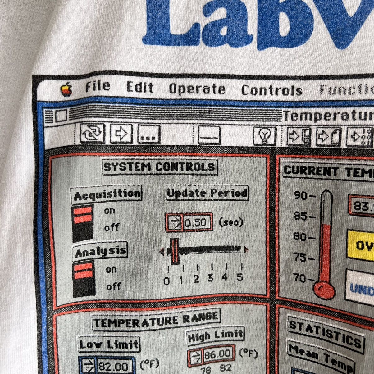 Apple VTG ‘90s LabView 2 Tech Tee Shirt Promo Software Apple Size US XL / EU 56 / 4 - 5 Thumbnail