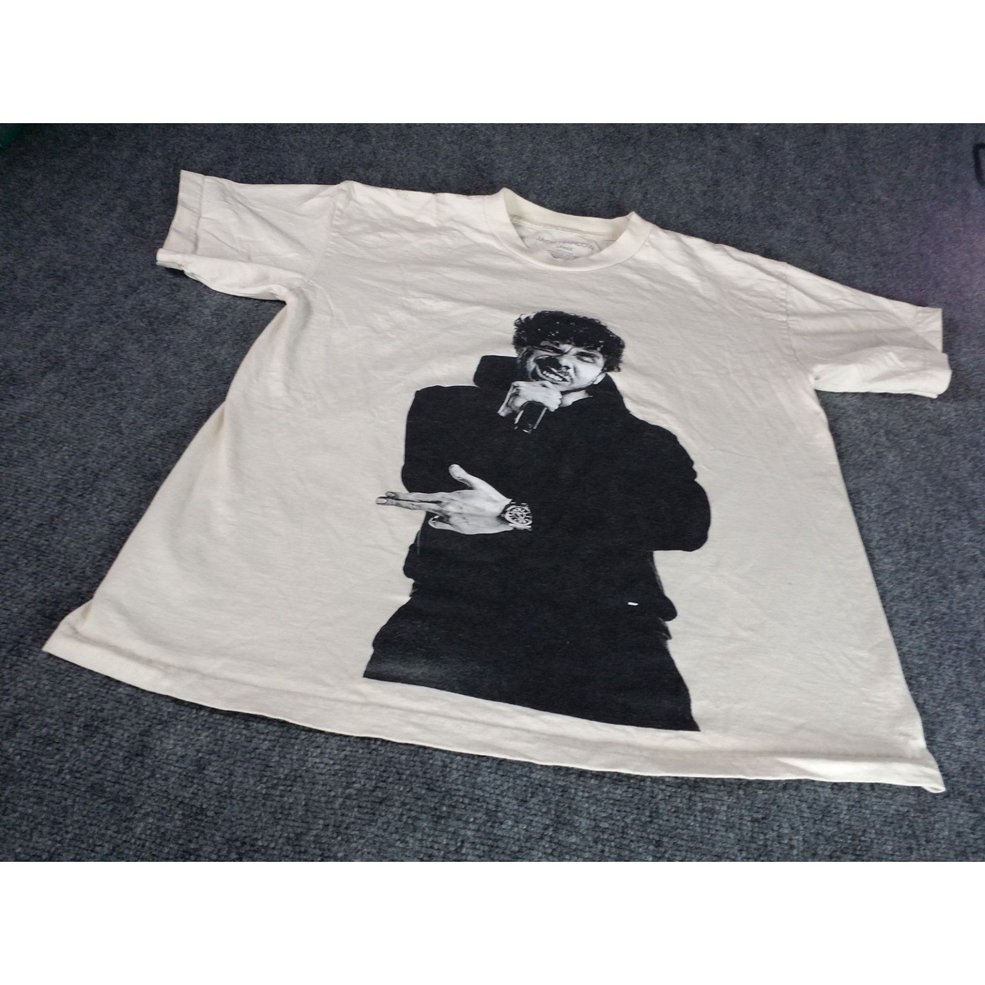 Band Tees Jack Harlow Come Home Tour Concert T-Shirt Mens Sz L Cream H Size US L / EU 52-54 / 3 - 1 Thumbnail