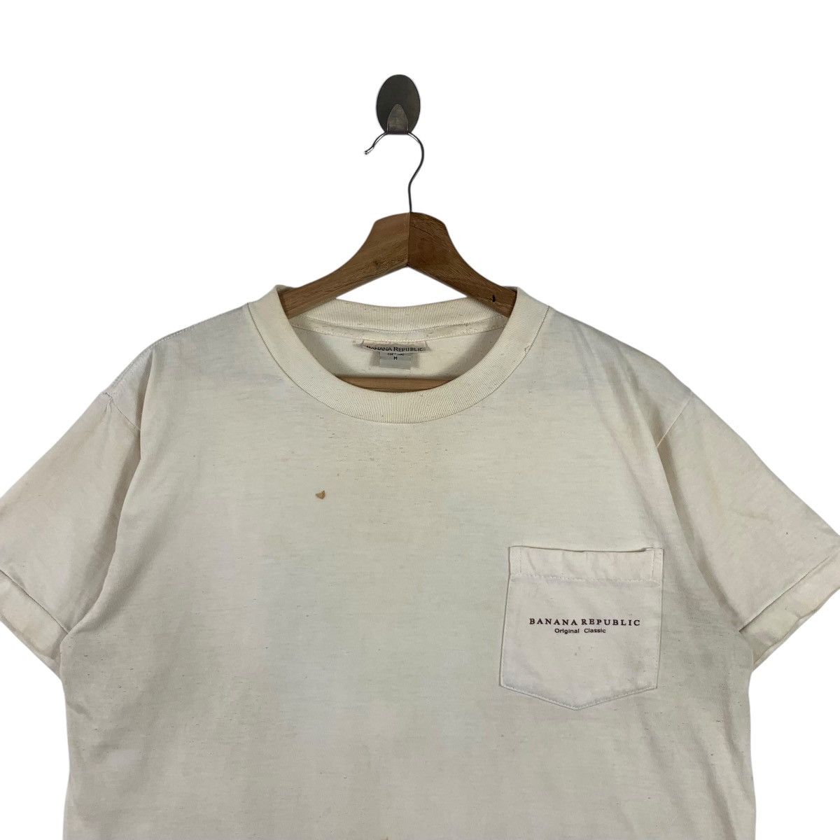 Banana Republic × Vintage Vintage 90s Banana Republic Short Sleeve Shirt Size US M / EU 48-50 / 2 - 4 Thumbnail