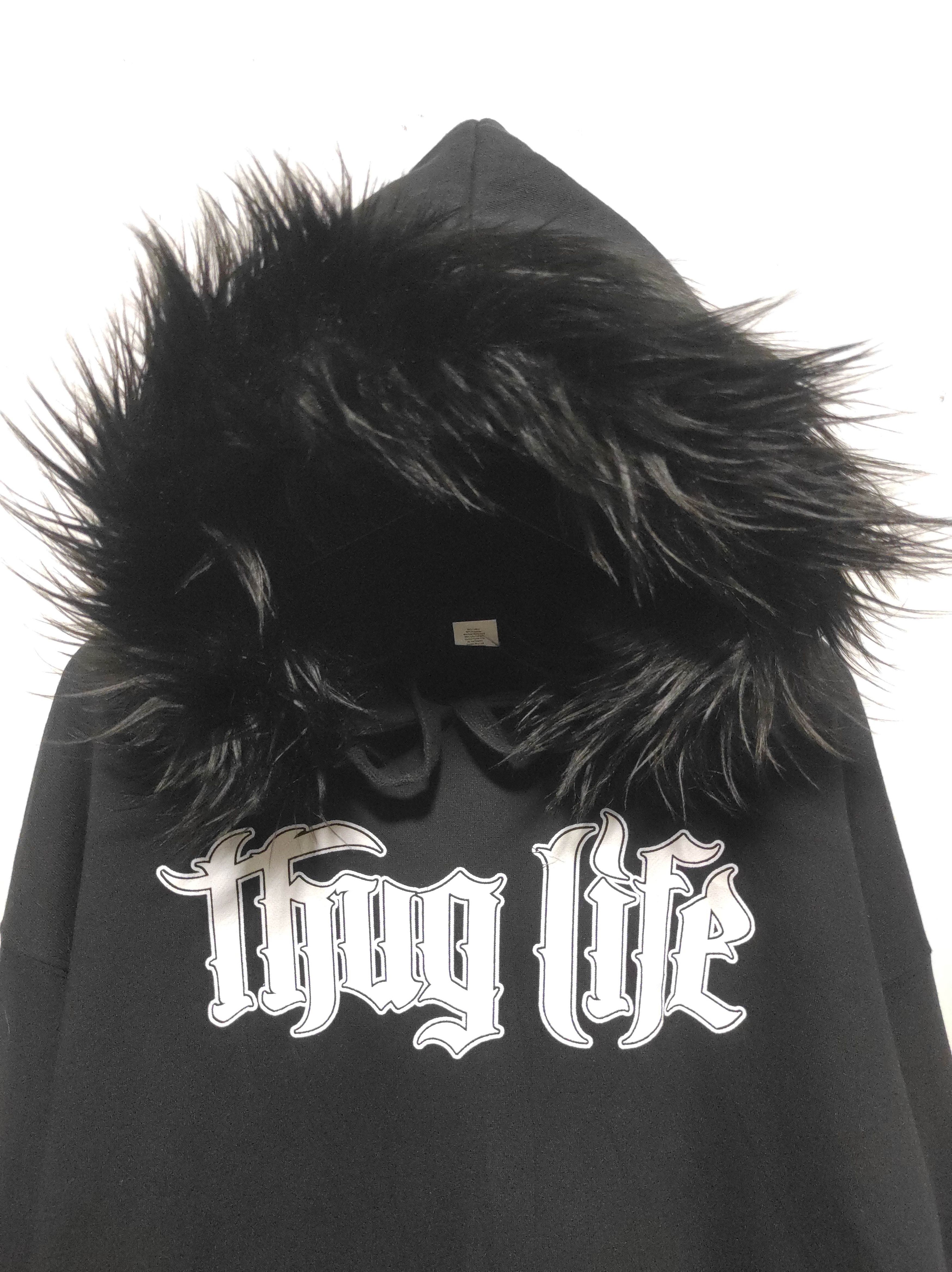 Rap Tees 2Pac Fur hoodie LGB style Size US XXL / EU 58 / 5 - 4 Thumbnail