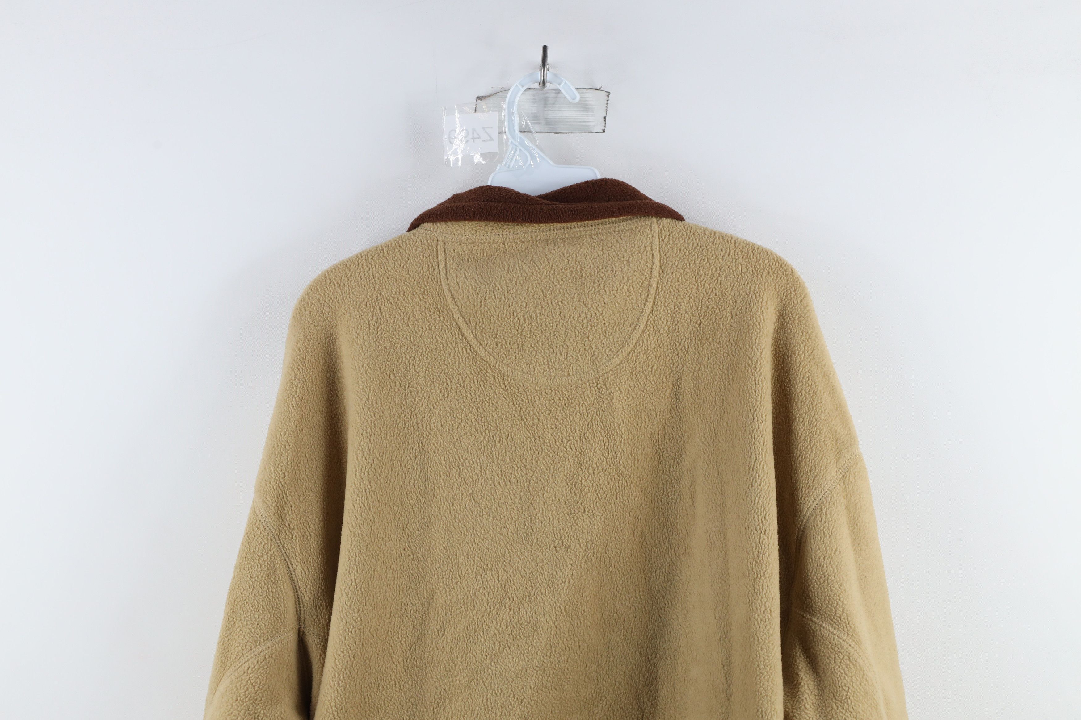 Vintage Vintage 90s Streetwear Fit Half Zip Fleece Pullover Sweater Size US XL / EU 56 / 4 - 11 Thumbnail