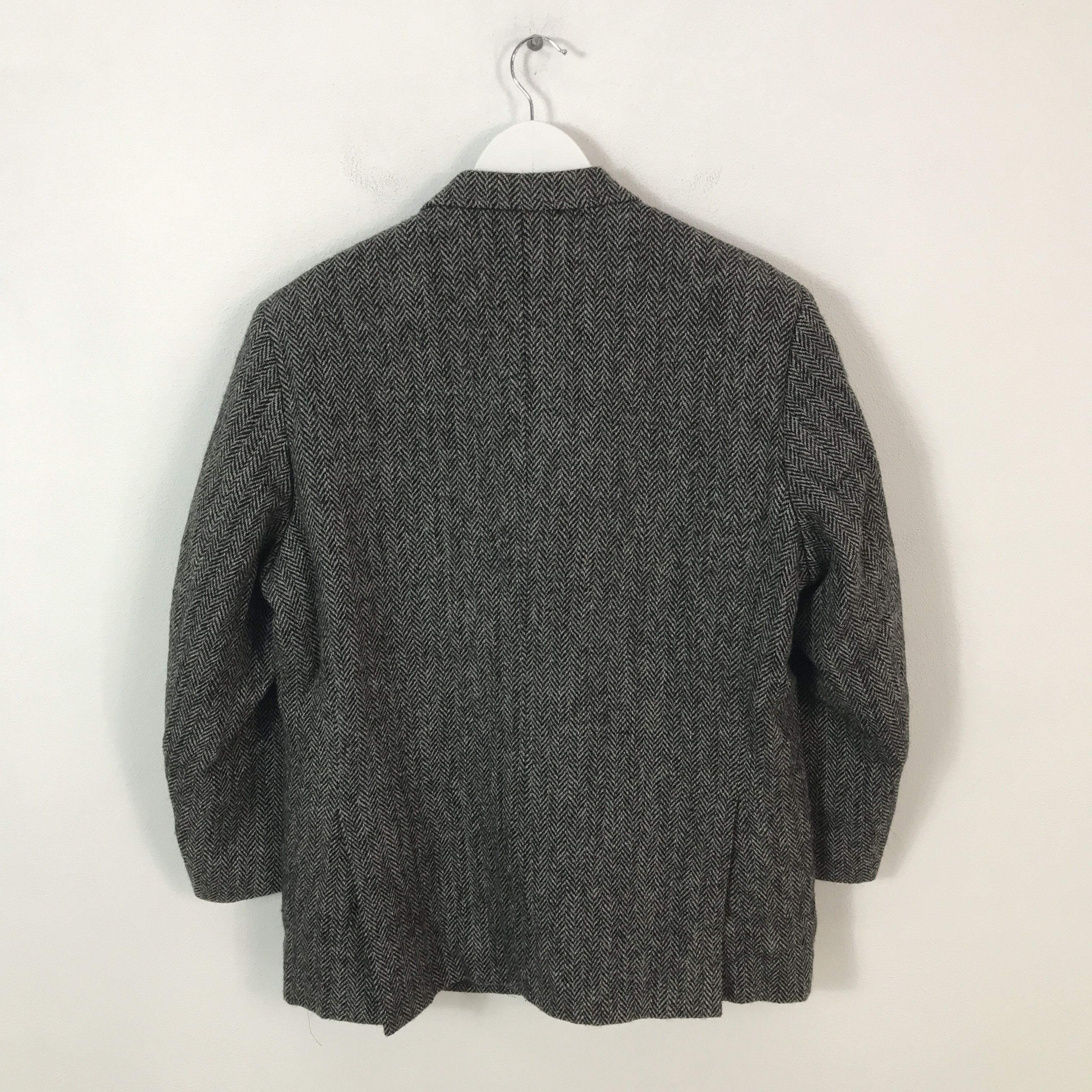 Harris Tweed harris tweed Ginza Tokyo Wool Blazer jacket Size US L / EU 52-54 / 3 - 3 Thumbnail