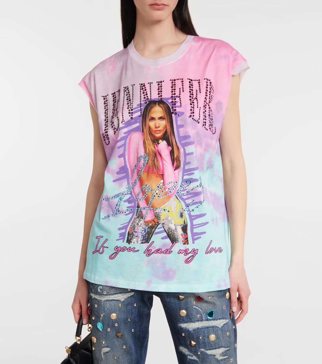 Dolce & Gabbana o1y0925 Crewneck T-Shirt in Multicolor Size XS / US 0-2 / IT 36-38 - 3 Thumbnail