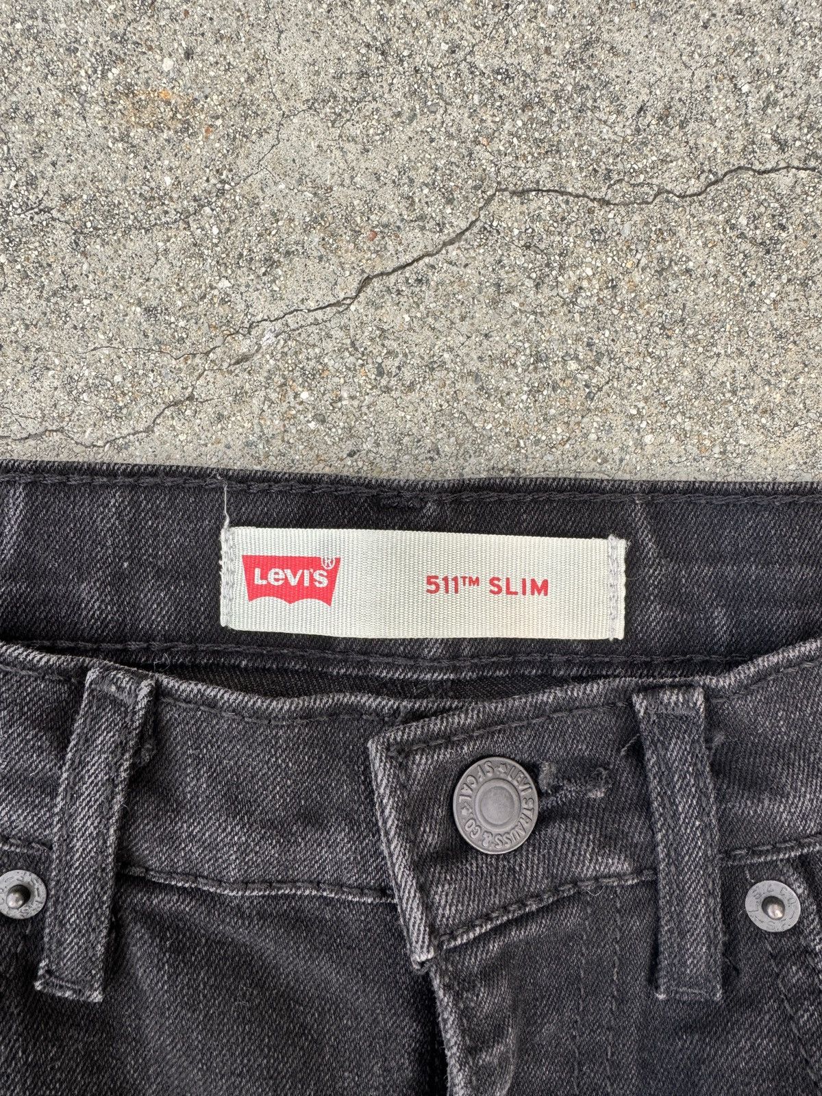 Levi's × Levi's Vintage Clothing Levi’s 511 Slim Fit Black Denim – Everyday Staple Size 30" / US 8 / IT 44 - 3 Thumbnail