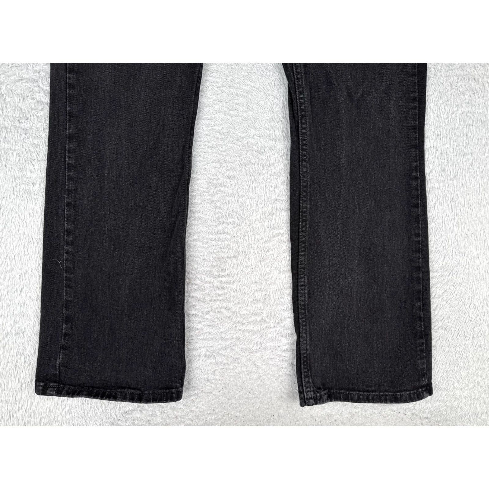 Lee Lee Jeans Womens Jeans Black Denim Mid Rise Bootcut 12 Regular 30x30 5-Pocket Denim Cotton Blend Cowboy Style Size 34" / US 12 / IT 48 - 2 Thumbnail