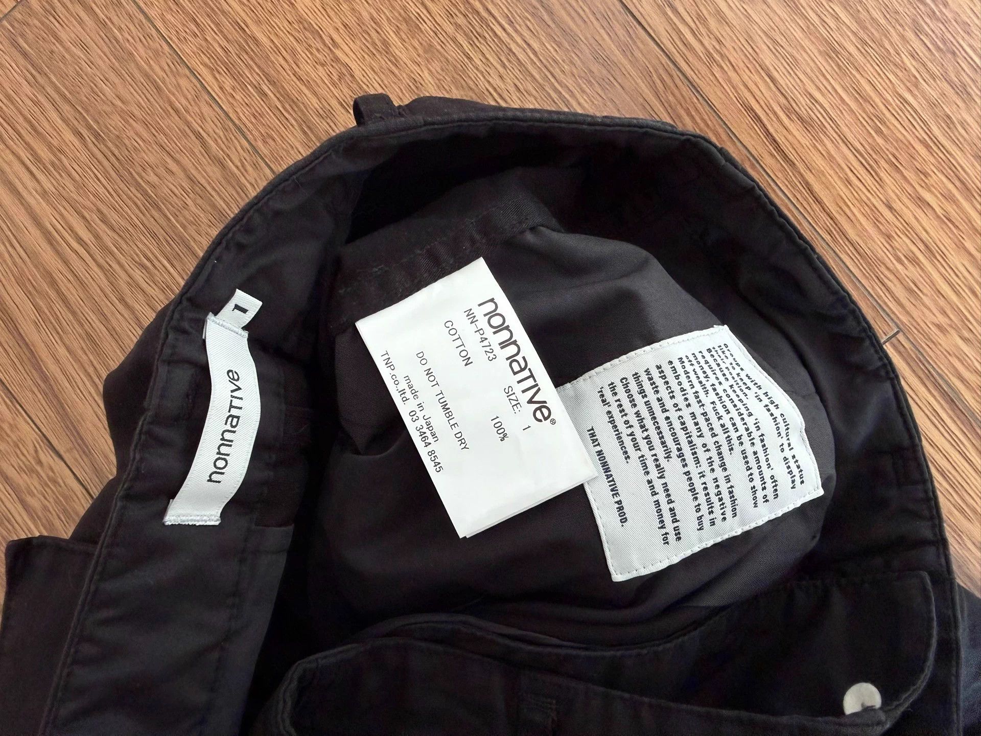 Nonnative NONNATIVE Trooper 6P Pleated Worn once Black 1 Size US 27 - 3 Thumbnail