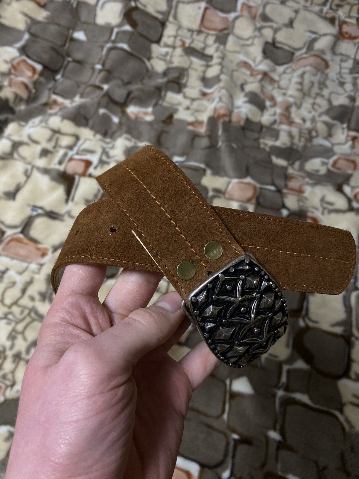 Leather Very Rare Belt Lisa Kay Silver Belt Size ONE SIZE - 14 Thumbnail