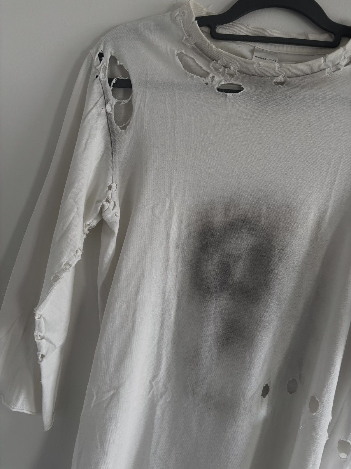 Number (N)ine number (n)ine ss02 modern age destroyed long sleeve Size US M / EU 48-50 / 2 - 3 Thumbnail