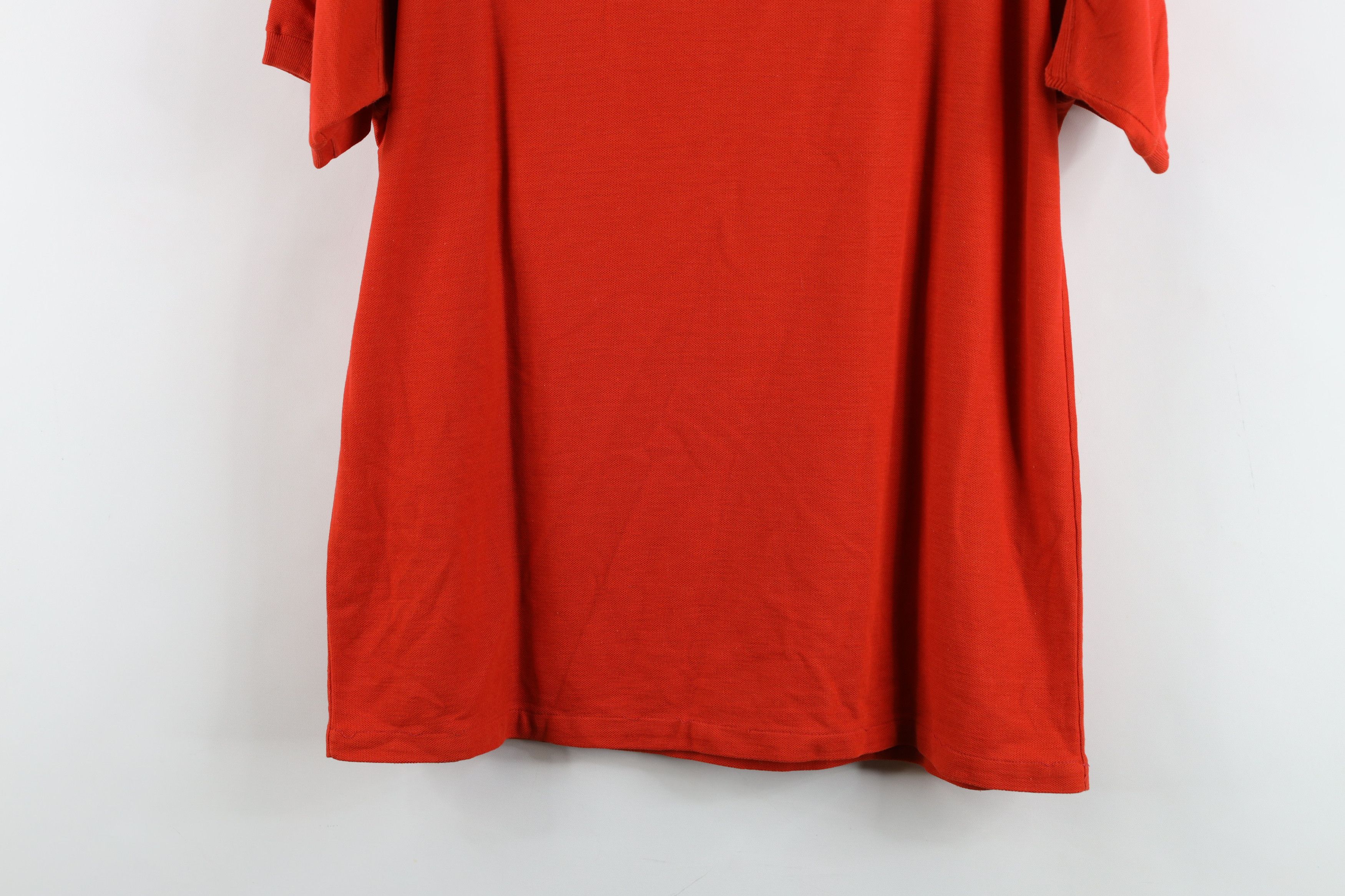 Vintage Vintage 70s Streetwear Gusset Collared Polo Shirt Orange USA Size US L / EU 52-54 / 3 - 14 Thumbnail