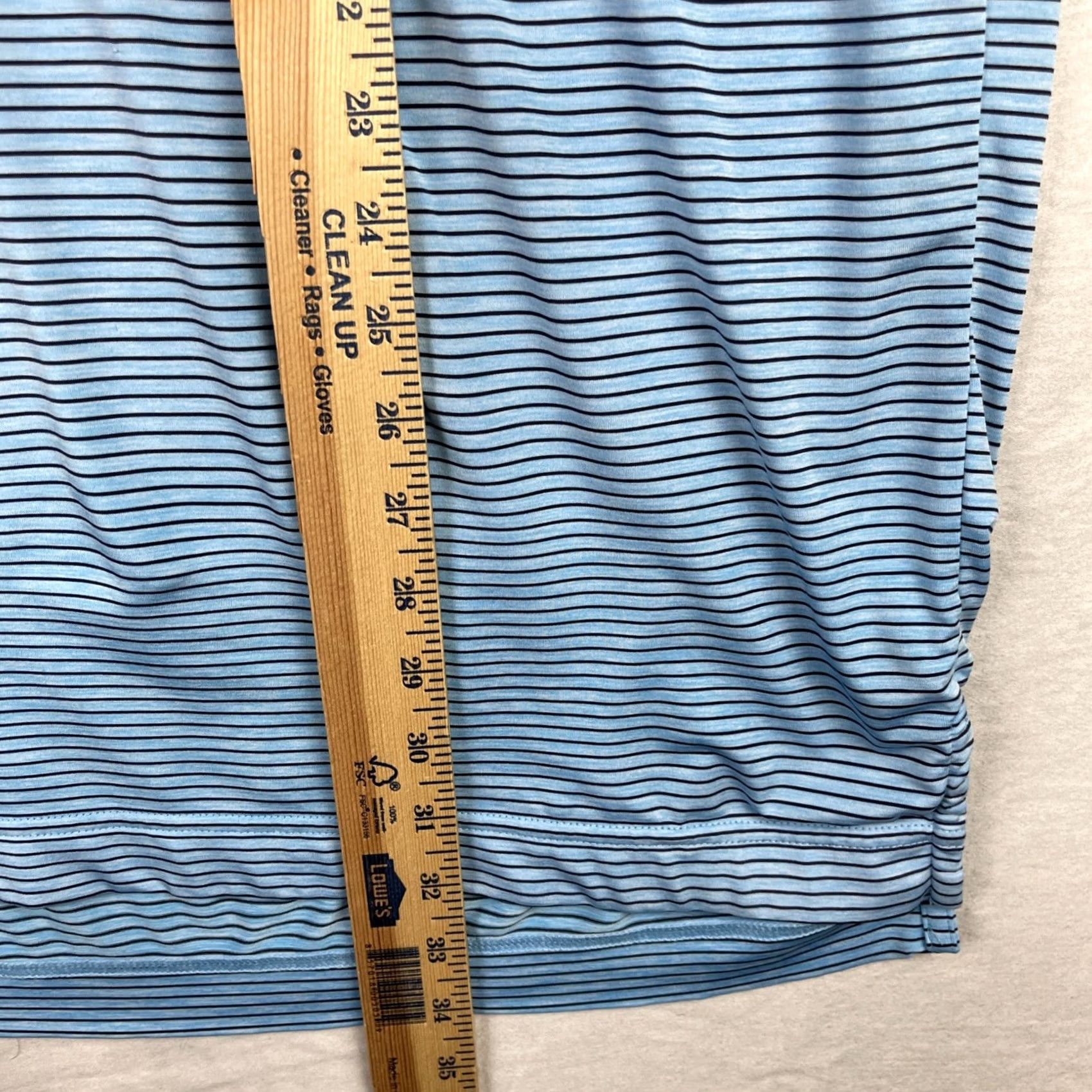 Footjoy FootJoy Polo Shirt Mens Medium Blue Striped Golf Athletic Fit Shirt Size US M / EU 48-50 / 2 - 6 Thumbnail