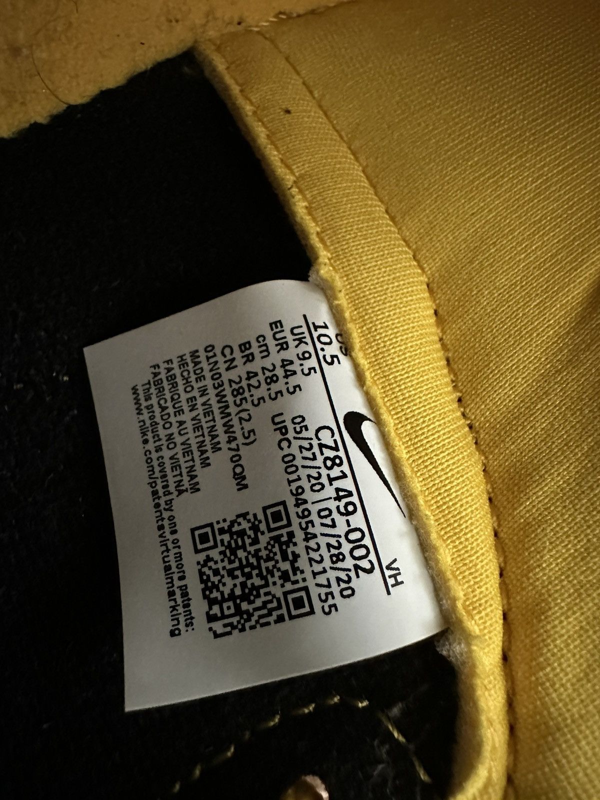 Nike Nike Dunk Hi Goldenrod varsity maize Iowa Size US 10.5 / EU 43-44 - 6 Thumbnail