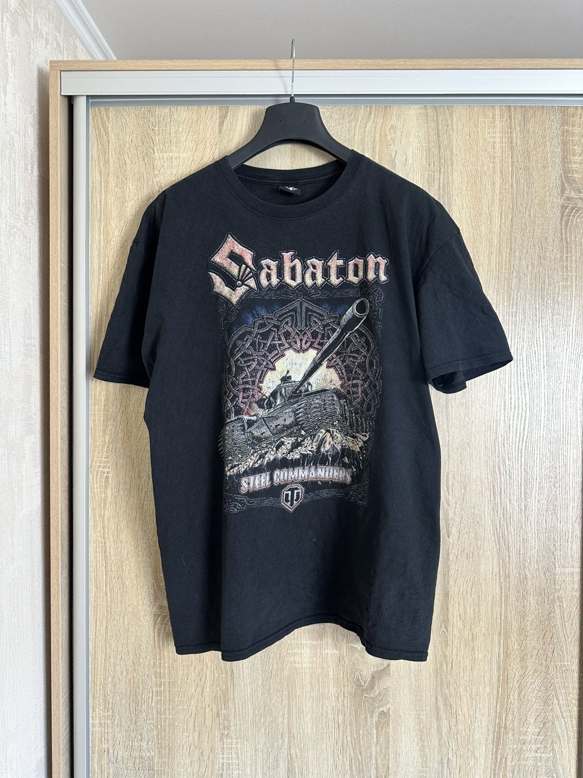 Band Tees 🔥 Sabaton Steel Commanders World of Tanks Vintage T Shirt Size US XL / EU 56 / 4 - 1 Thumbnail
