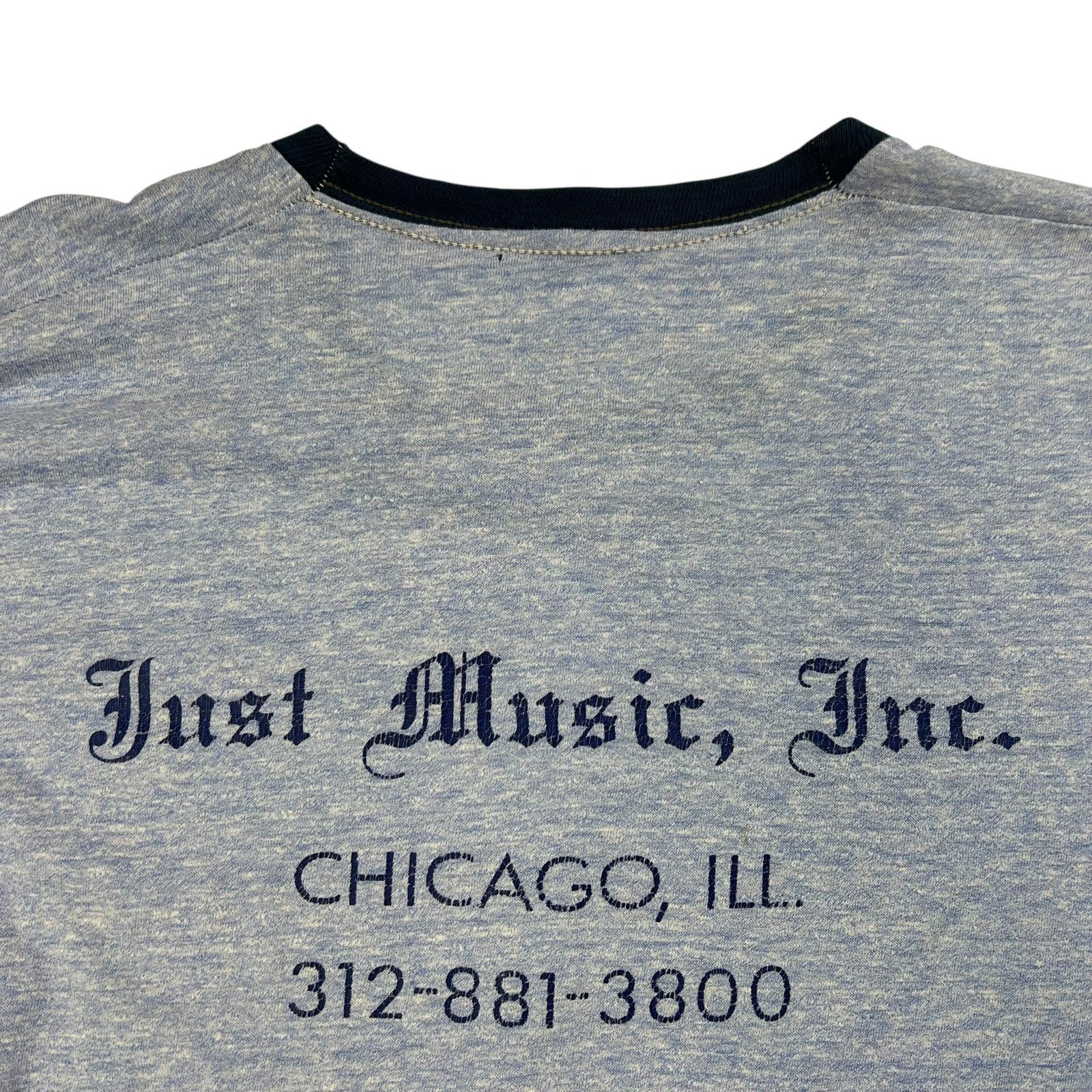 Vintage Vintage 1976 Just Music Inc. Chicago faded ringer tee (S) Size US S / EU 44-46 / 1 - 8 Thumbnail
