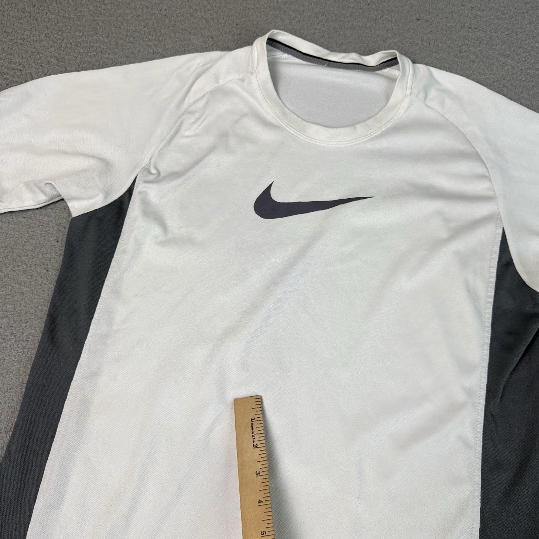 Nike Nike Dri Fit T Shirt Adult Large White Athletic Casual Workout Woven Training L Size US L / EU 52-54 / 3 - 7 Thumbnail