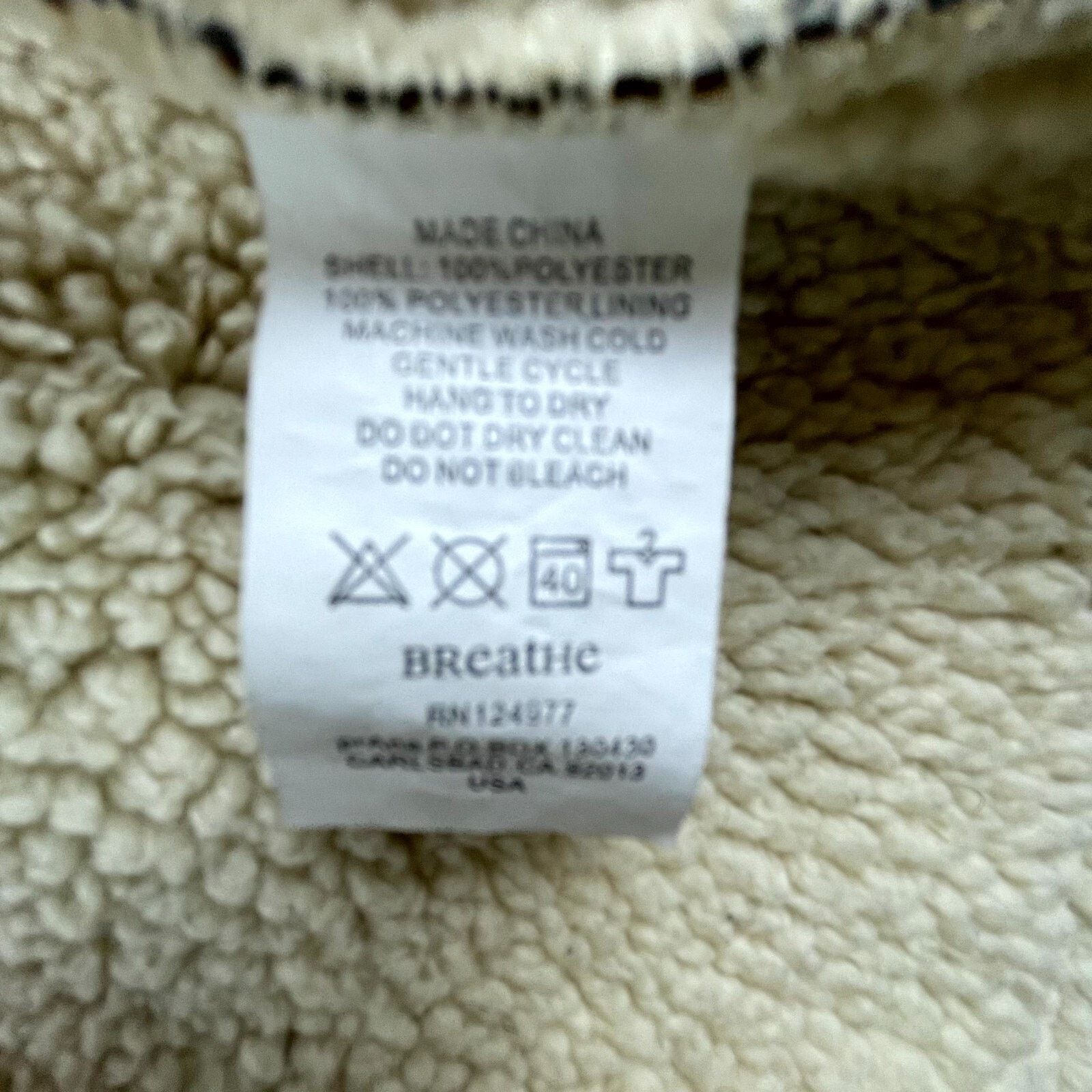Prana prAna Esme Jacket Womens XS Sherpa Faux Suede Moto Shearling Size XS / US 0-2 / IT 36-38 - 4 Thumbnail