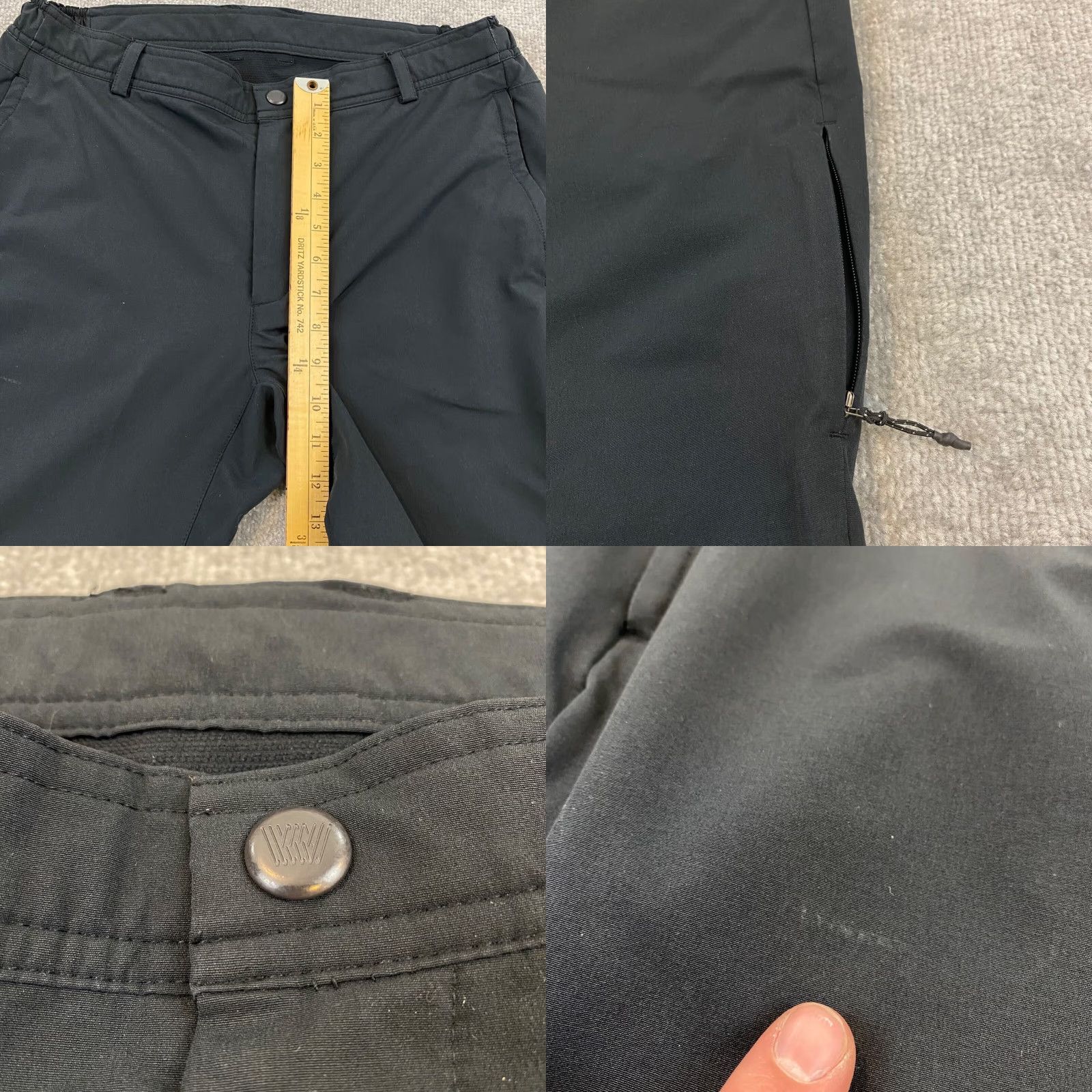 Vintage Mack Weldon Joggers Mens M Dark Gray Charcoal Pants Athletic 30" Workout Jogger Regular Size Gray | Athletic Hardwear? Size US 31 - 8 Thumbnail