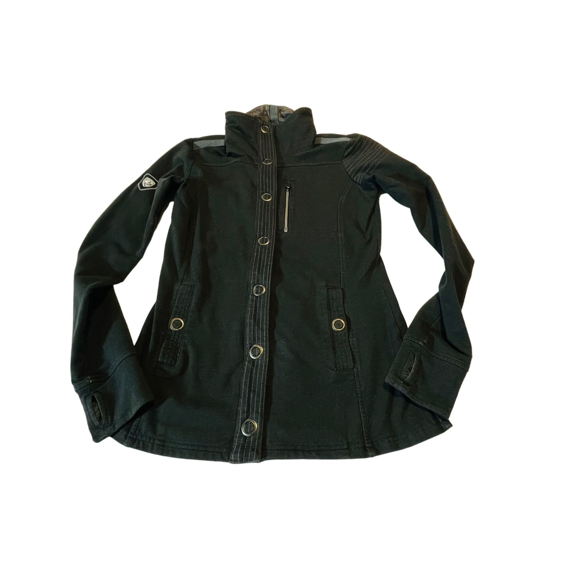 Other Kühl Women's Black Performance Jacket XS Snap Front Performa Size XS / US 0-2 / IT 36-38 - 3 Thumbnail