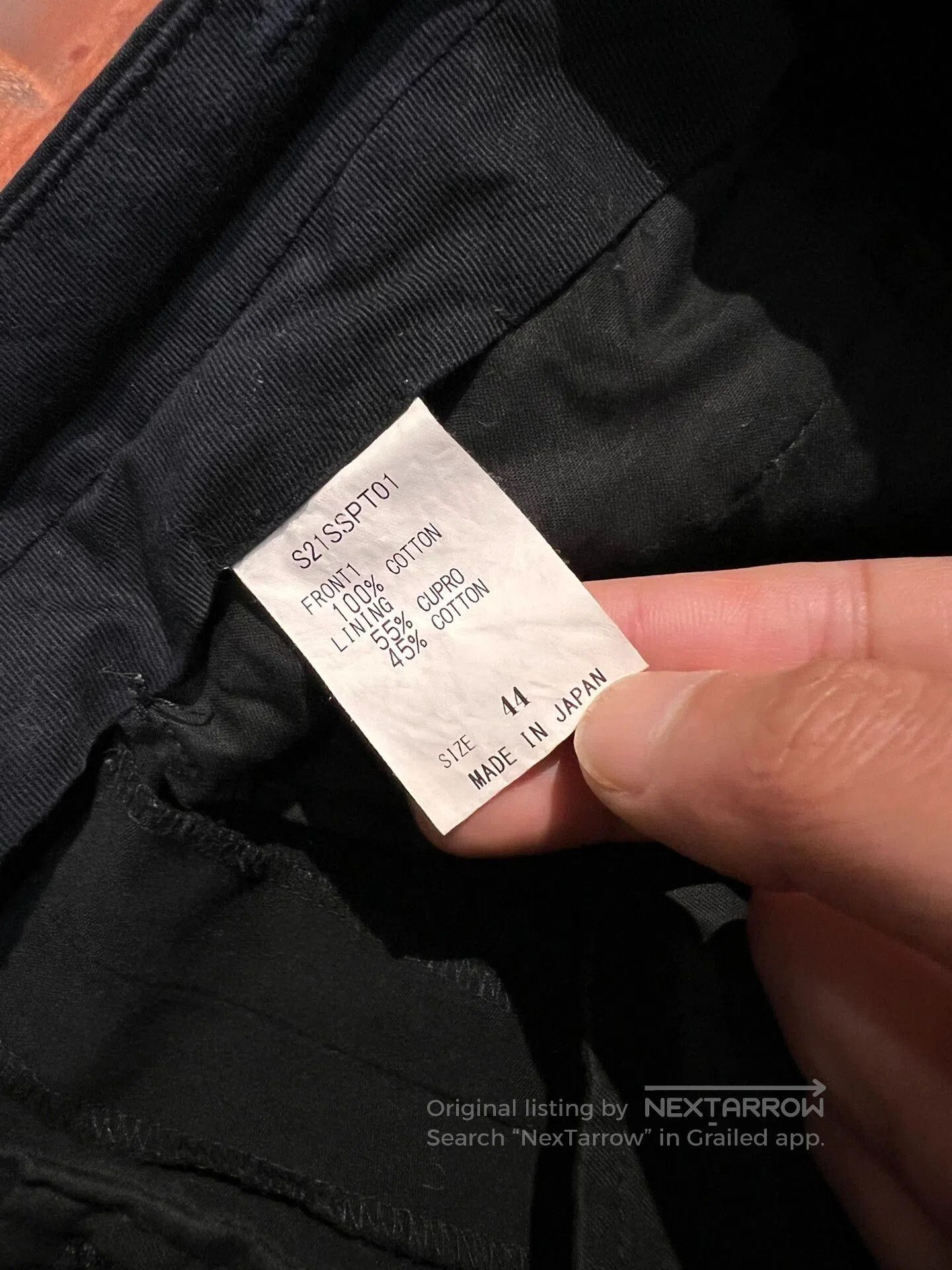 SOSHIOTSUKI Soshi Otsuki Black Pocket Cargo Pants. Size US 44 / EU 60 - 4 Thumbnail