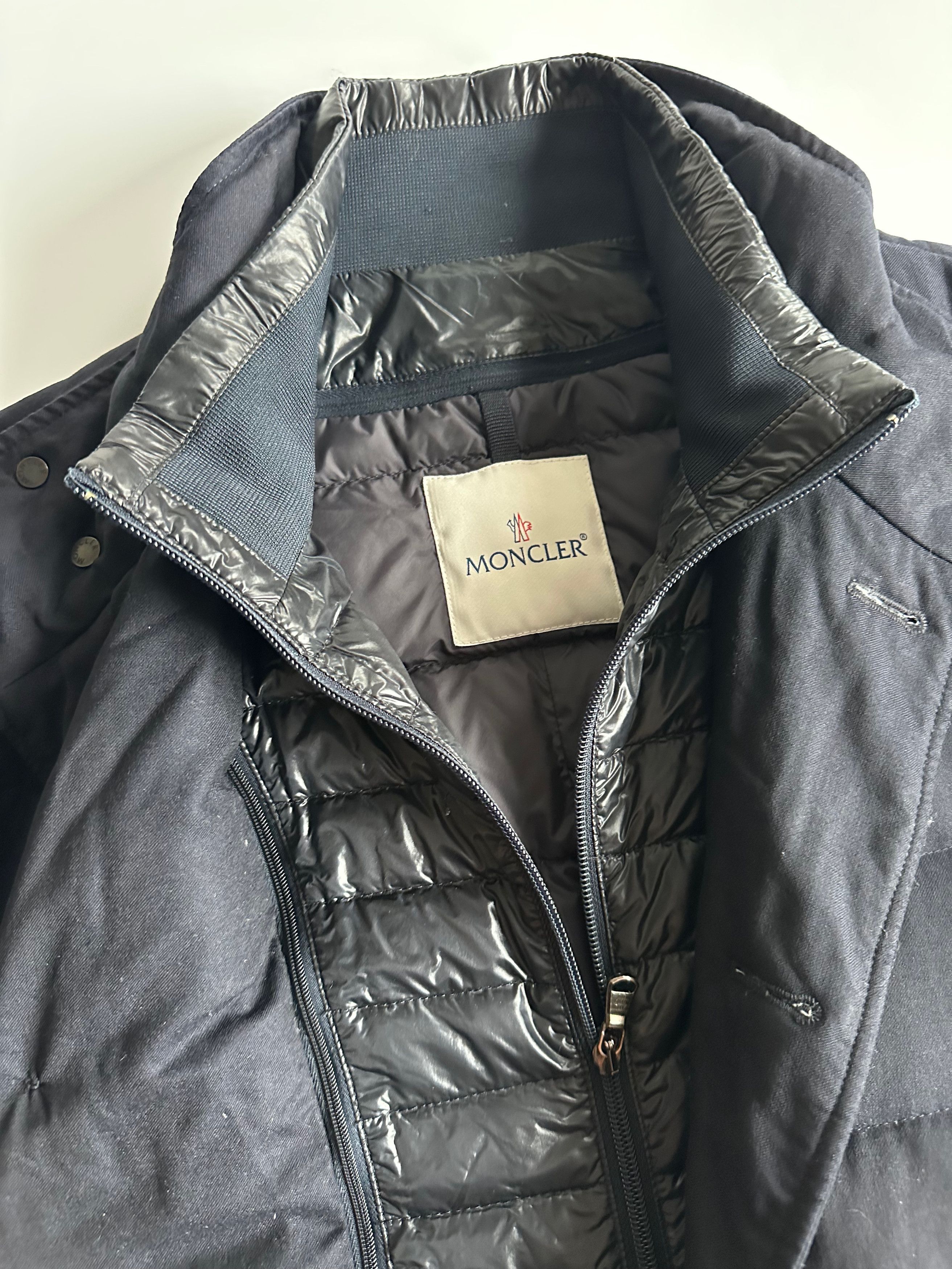 Moncler Moncler Vallier wool quilted down coat puffer sz 4 Size US L / EU 52-54 / 3 - 7 Thumbnail