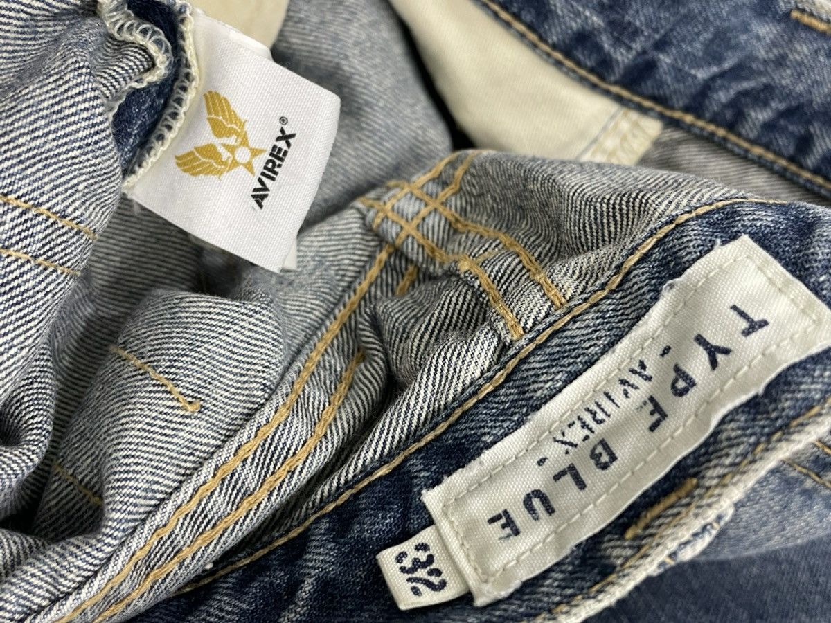 Avirex VINTAGE AVIREX OG 90S DESIGNER WAR MILITARY PATCHWORK DENIM Size US 32 / EU 48 - 19 Thumbnail