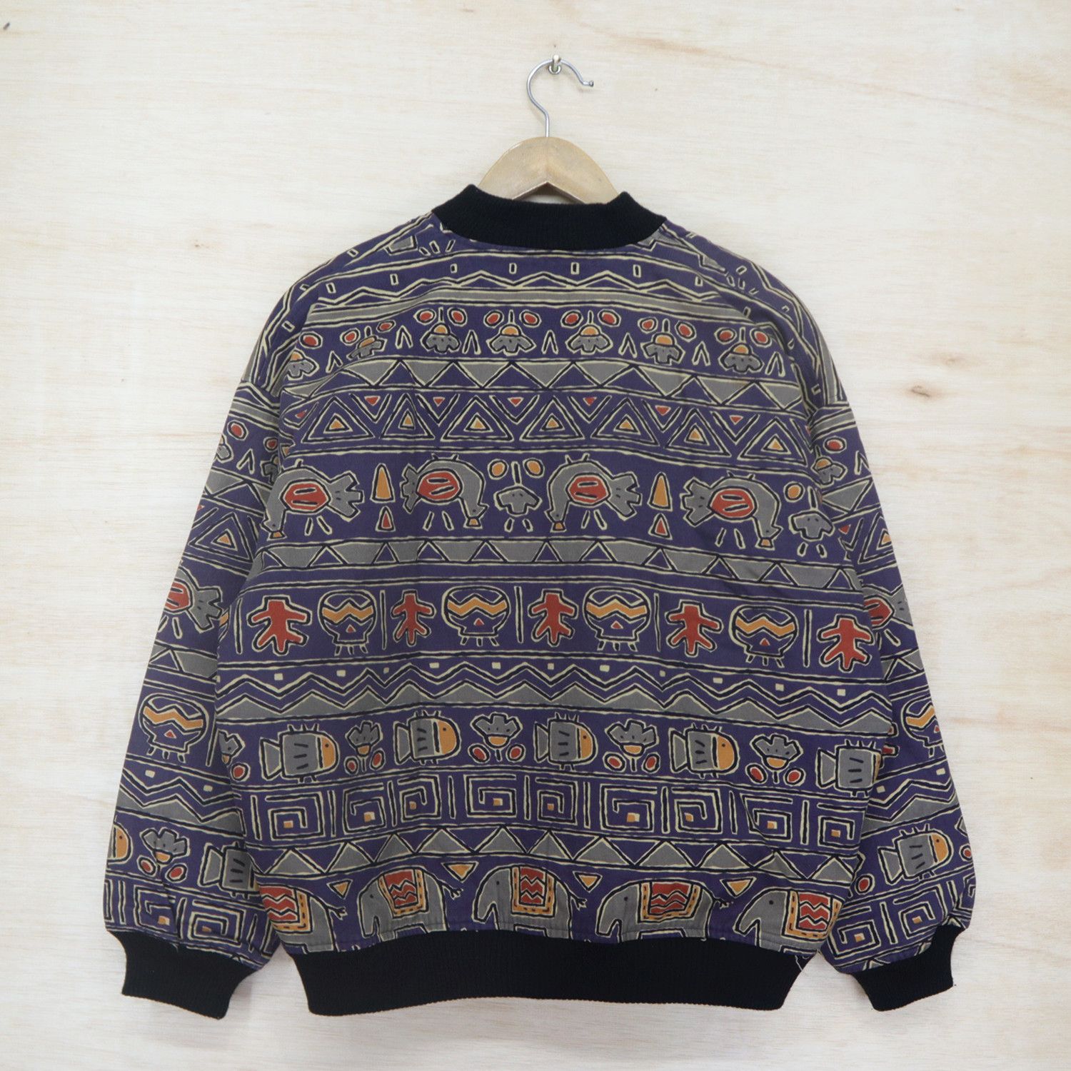 JAPANESE BRAND Full Print Logo Bomber Jacket