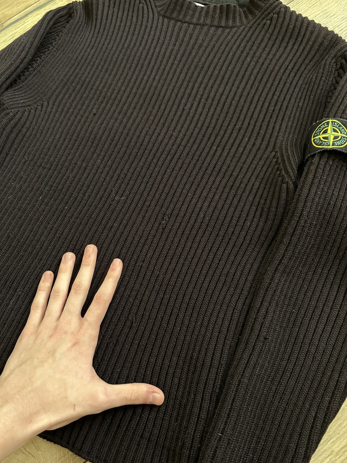 Stone Island stone island vintage sweater a/w 2002 Size US L / EU 52-54 / 3 - 4 Thumbnail