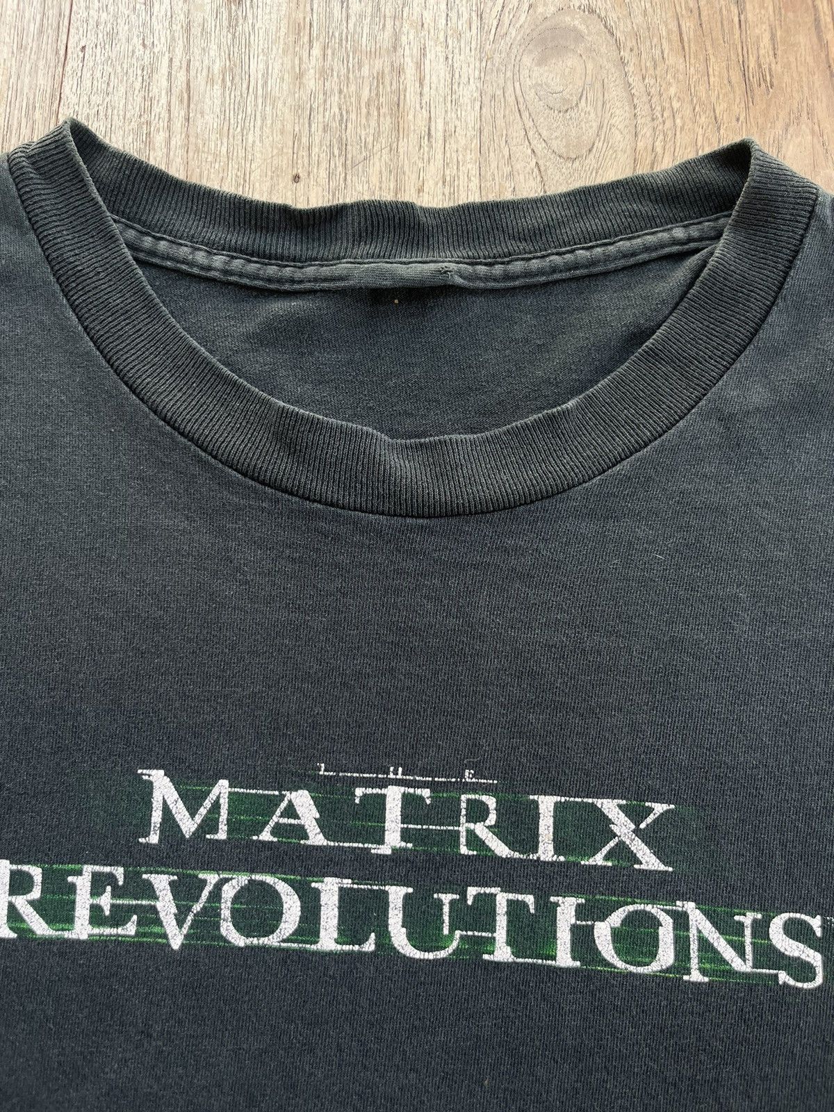 Vintage Vintage THE MATRIX REVOLUTION 2003’s promo Tshirt Size US L / EU 52-54 / 3 - 4 Thumbnail