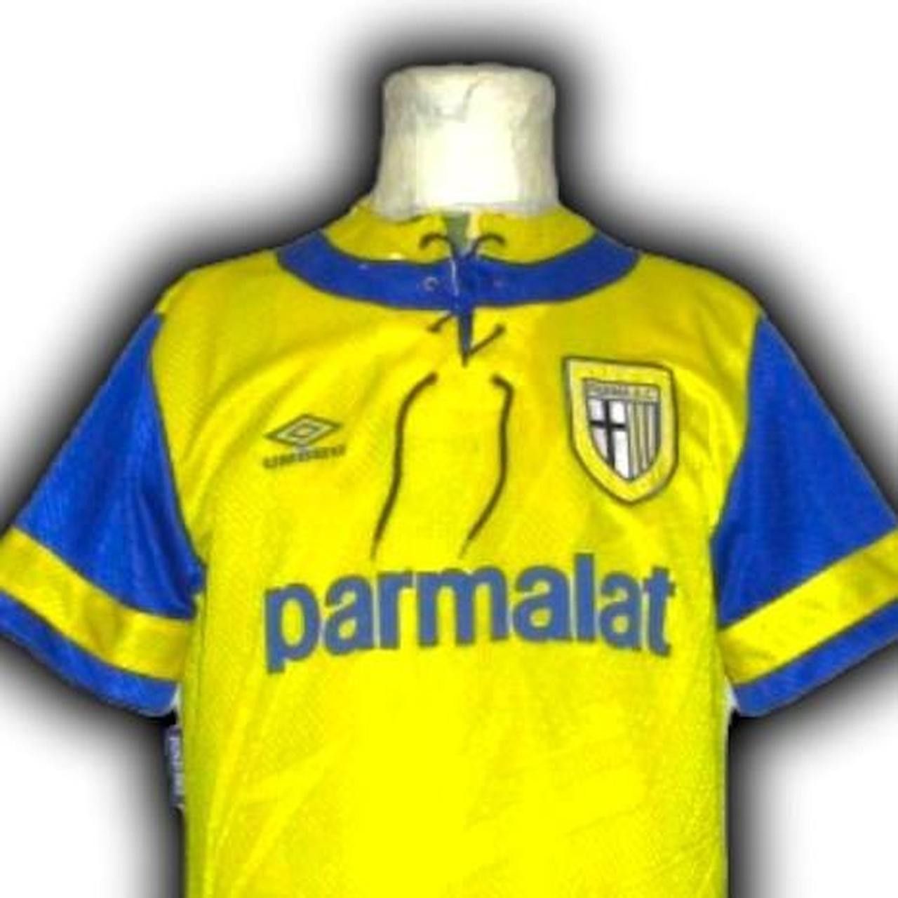 Umbro Fc Parma Italy 1993 1994 1995 Away Shirt Jersey Size US M / EU 48-50 / 2 - 1 Thumbnail