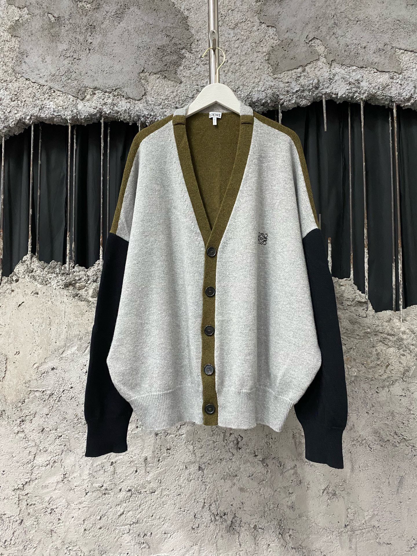 Loewe Loewe Spliced Wool Cardigan Size XS / US 0-2 / IT 36-38 - 1 Thumbnail
