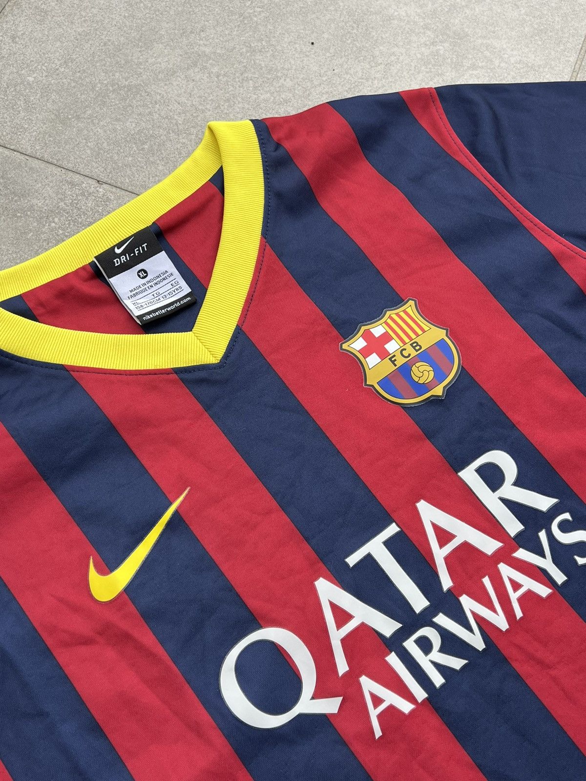Nike Nike Barcelona 2013/14 jersey player issue soccer shirt Size US S / EU 44-46 / 1 - 3 Thumbnail