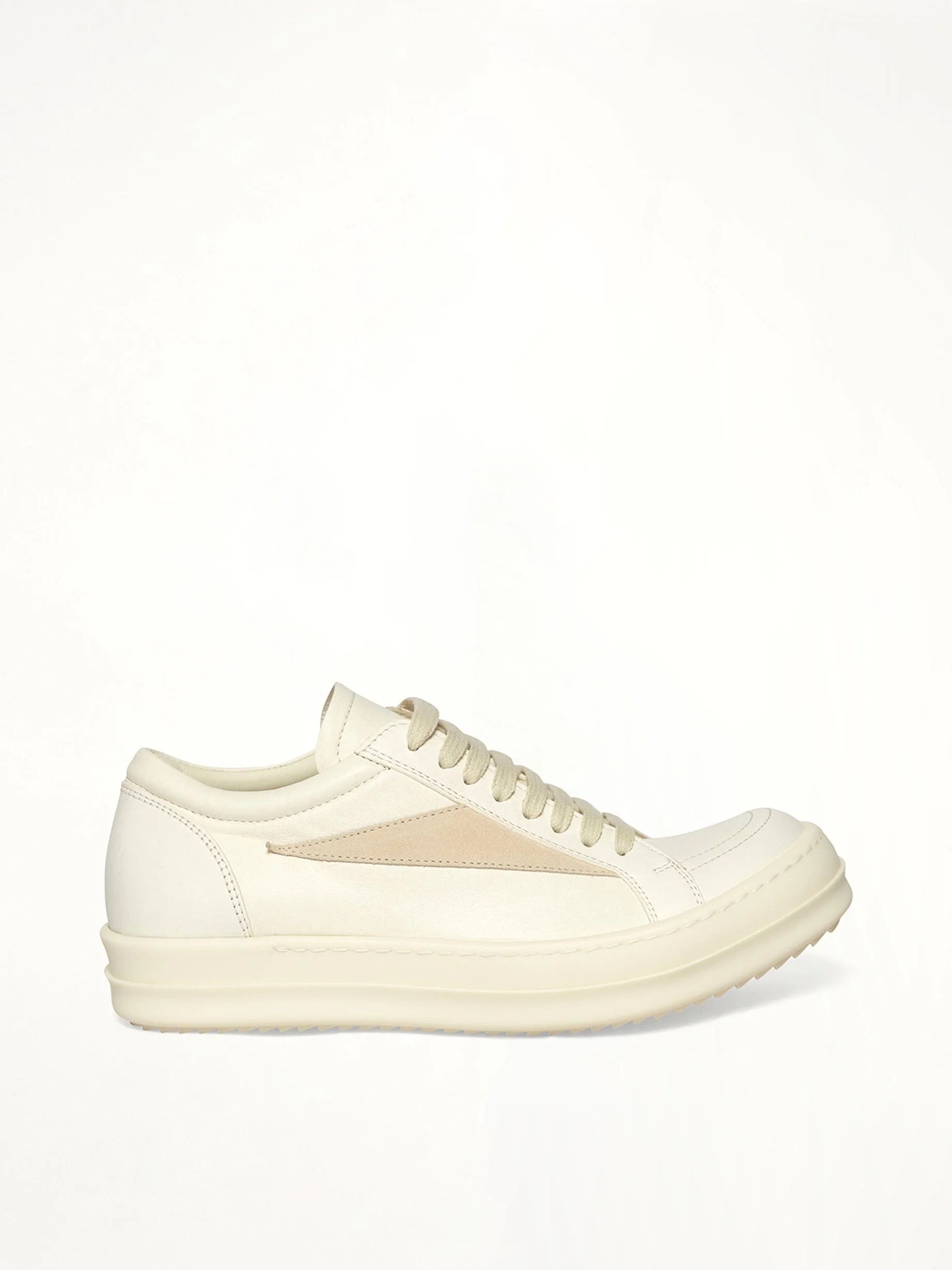 rick owens concordians vintage sneakers white