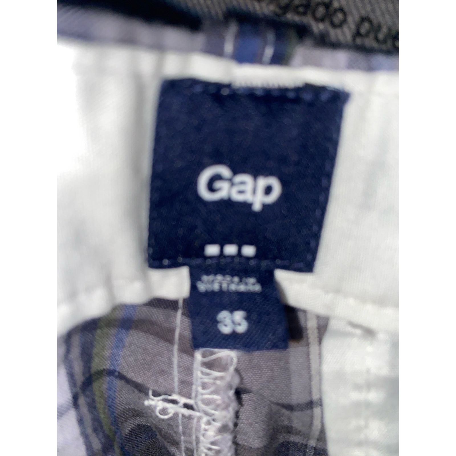 Gap Mens Gap Plaid Chino Shorts 35” Size US 35 - 5 Thumbnail