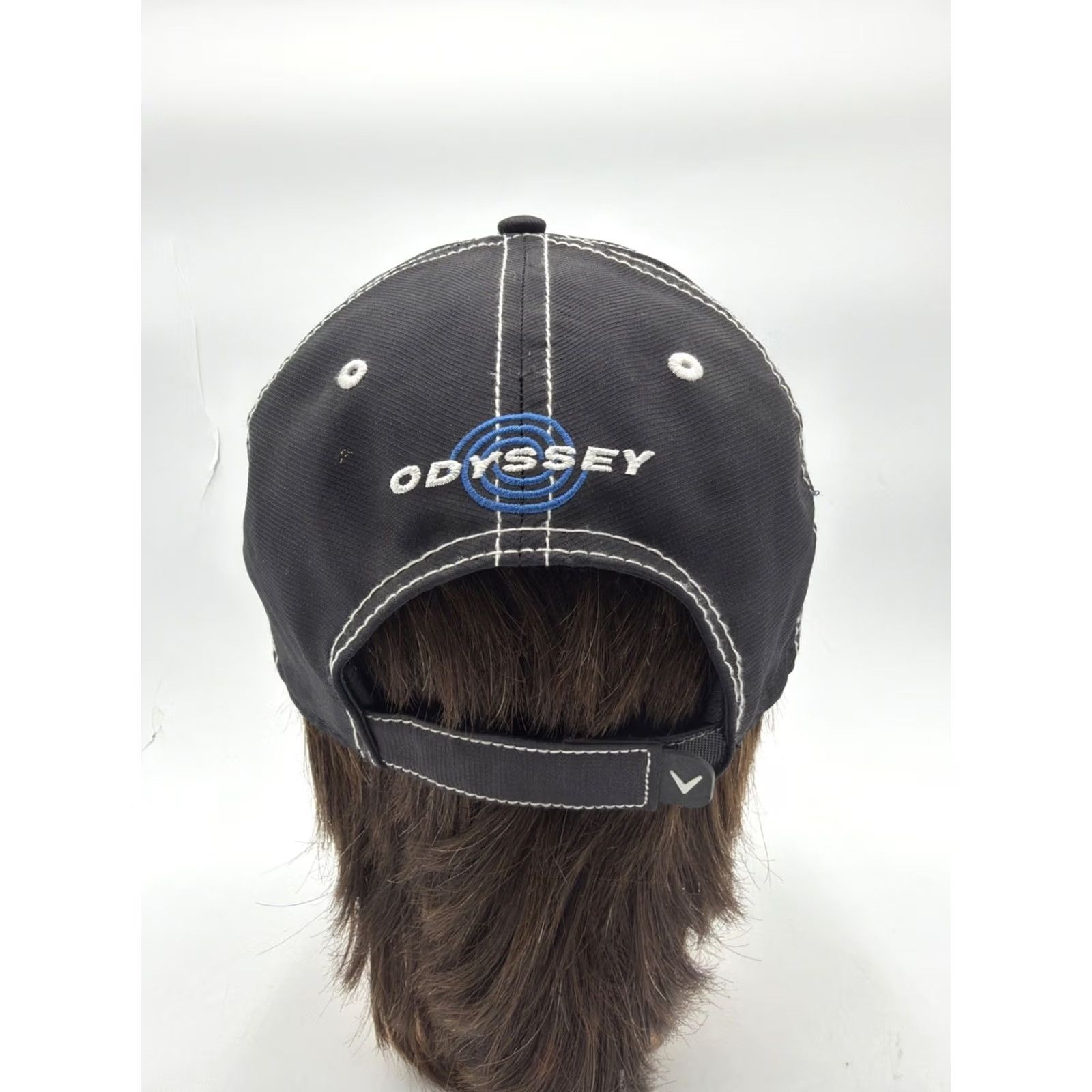 Callaway Callaway Hat Cap Strap Back Black One Size Men Adjustable Breathable Polyester Golf Hat Sports Mens Size ONE SIZE - 6 Thumbnail
