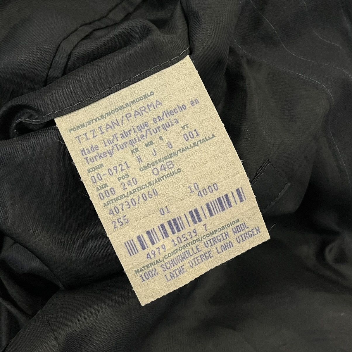 Hugo Boss Black Hugo Boss striped blazer jacket Super 100 Size 48R - 8 Thumbnail