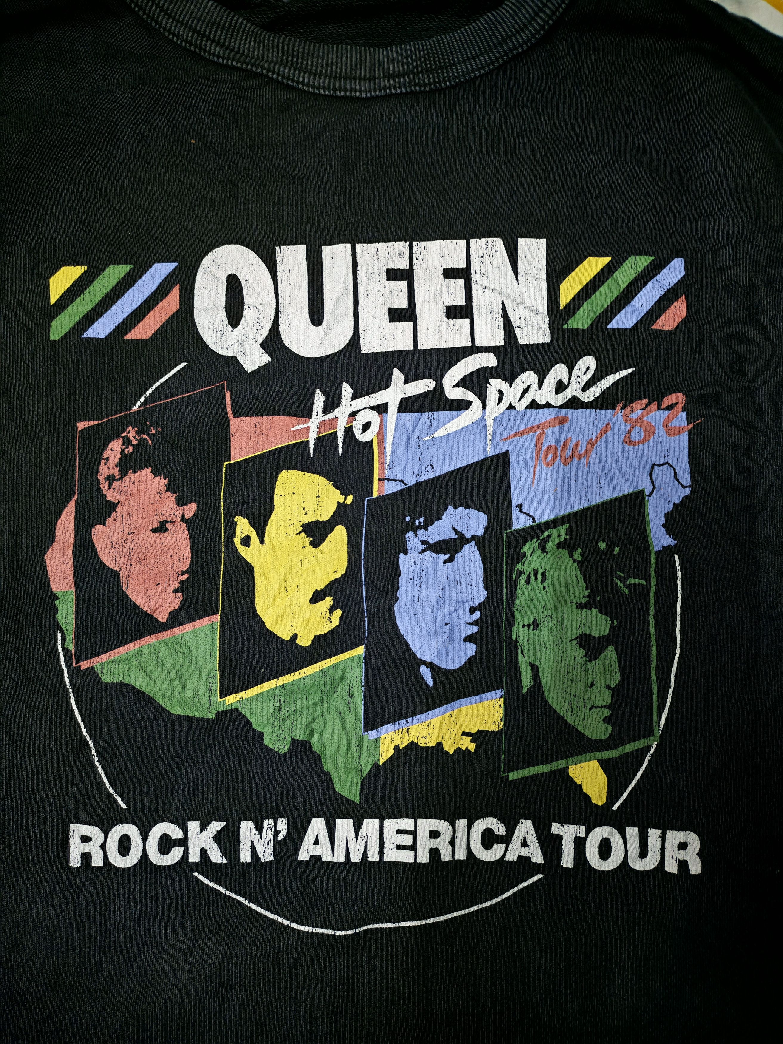 GU GU X Queen Rock 'N America Tour' 82 Sweatshirt Size US L / EU 52-54 / 3 - 5 Thumbnail