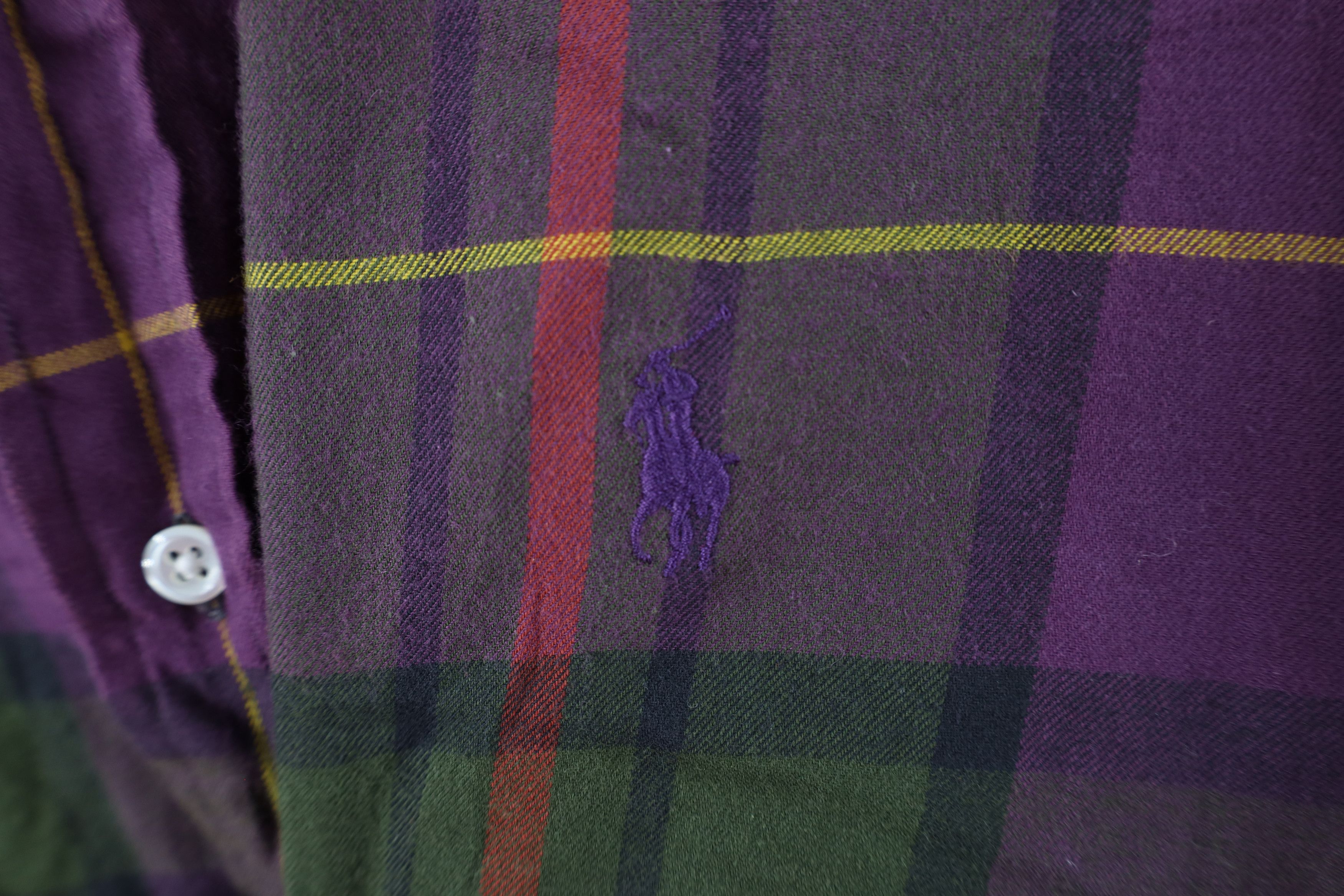 Ralph Lauren Vintage 90s Ralph Lauren Plaid Flannel Button Down Shirt Size US L / EU 52-54 / 3 - 4 Thumbnail