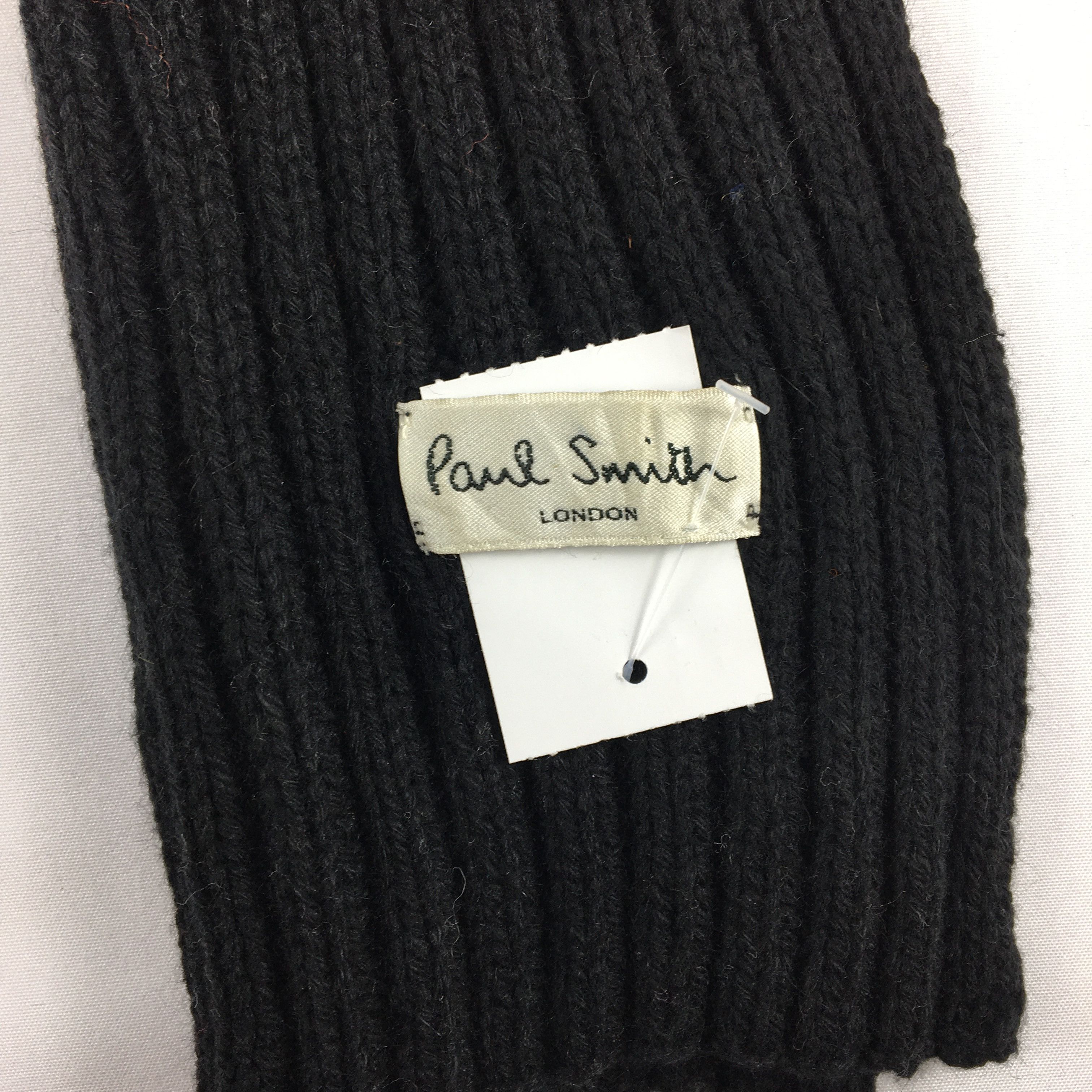 Paul Smith Vintage Paul Smith Scarf Muffler Ribbed Knit Wool Scarves Size ONE SIZE - 4 Thumbnail