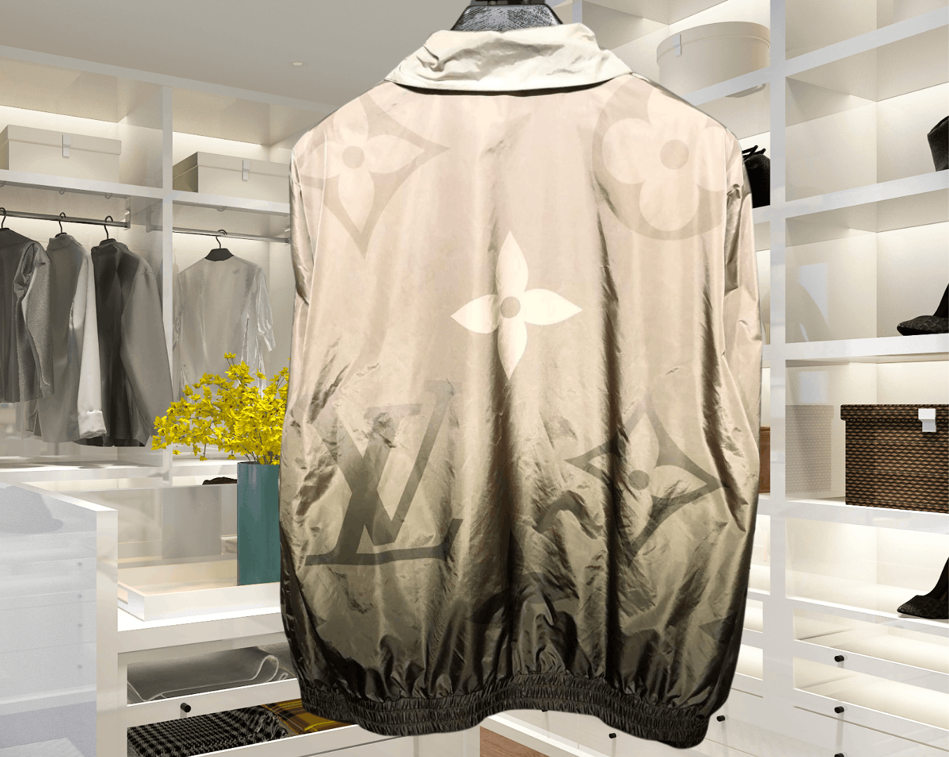 Louis Vuitton Louis Vuitton Monogram Light Nylon Windbreaker Jacket. IT50 Size US L / EU 52-54 / 3 - 2 Thumbnail