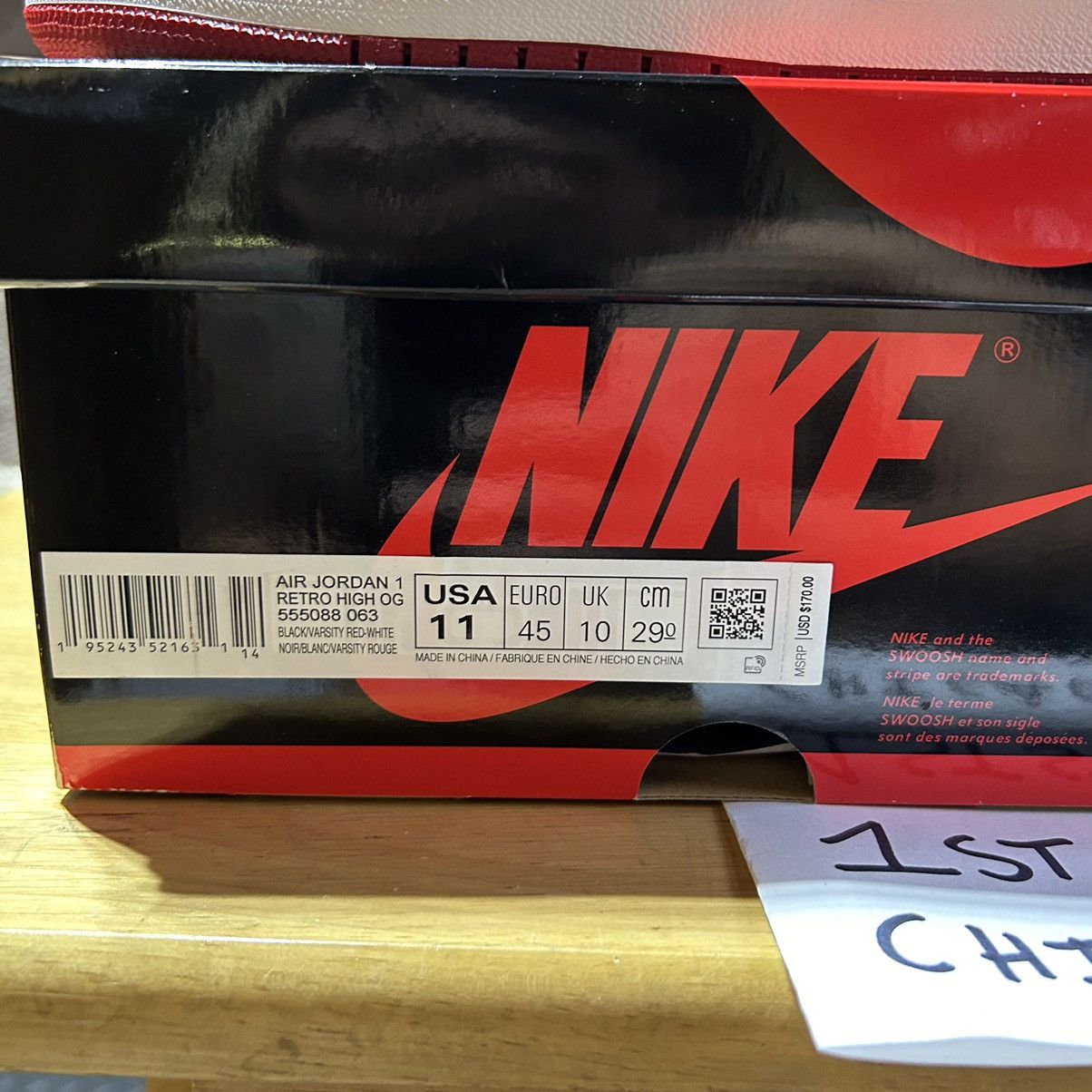 Designer × Jordan Brand × Nike Nike Air Jordan 1 Retro High Patent Leather Bred Size 11 NEW Size US 11 / EU 44 - 9 Thumbnail