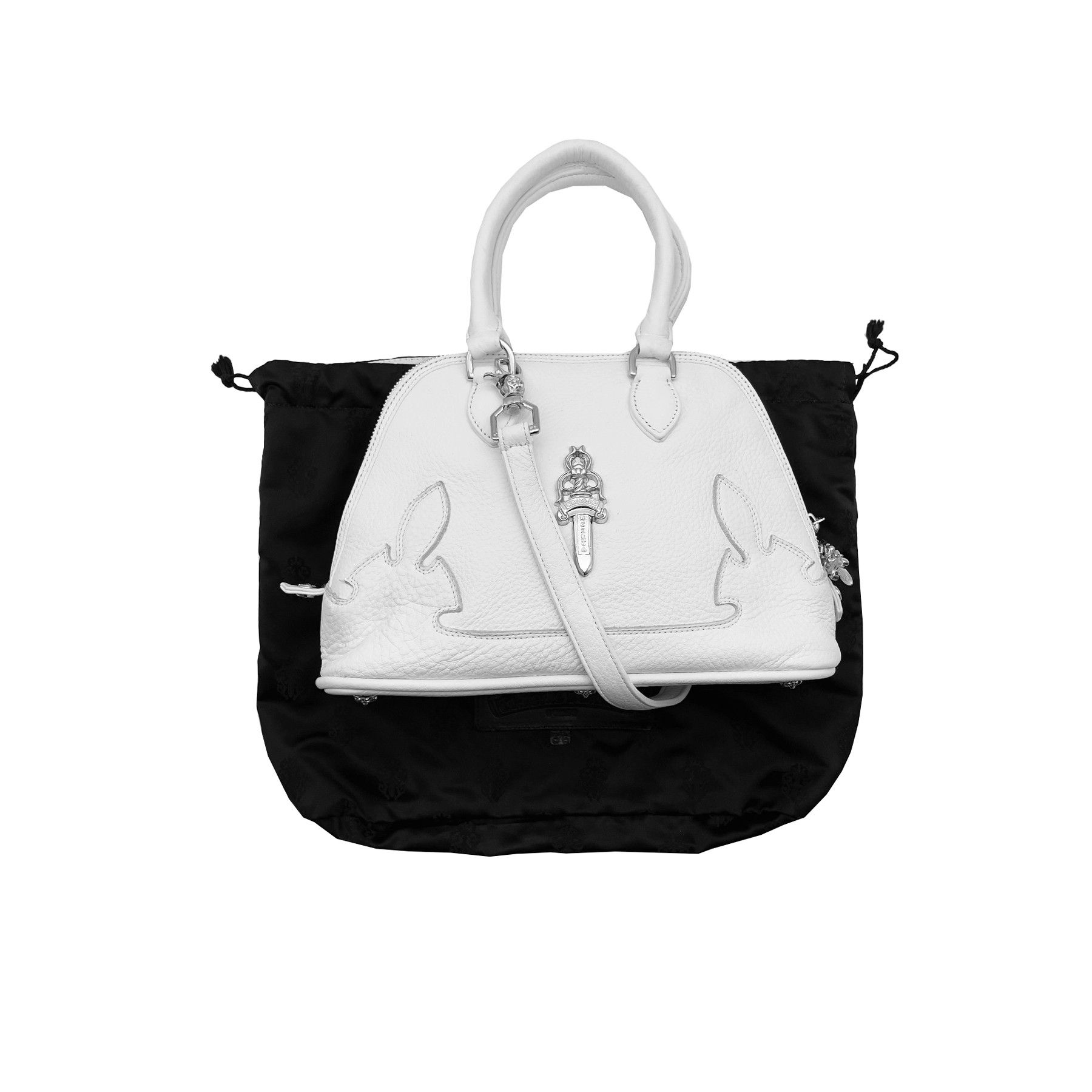 Chrome Hearts Chrome Hearts White Dagger Done Mini Handle Bag Size ONE SIZE - 4 Thumbnail
