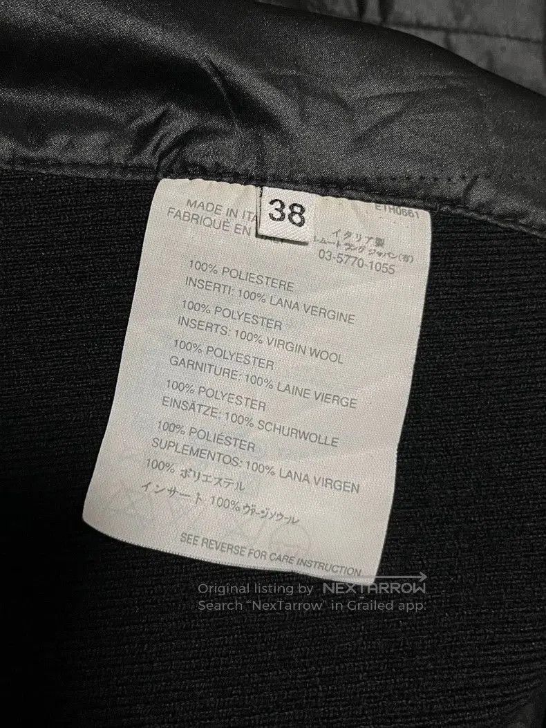 Helmut Lang HELMUT LANG 2003AW Wool Rib Bomber Jacket. Size US XS / EU 42 / 0 - 9 Thumbnail