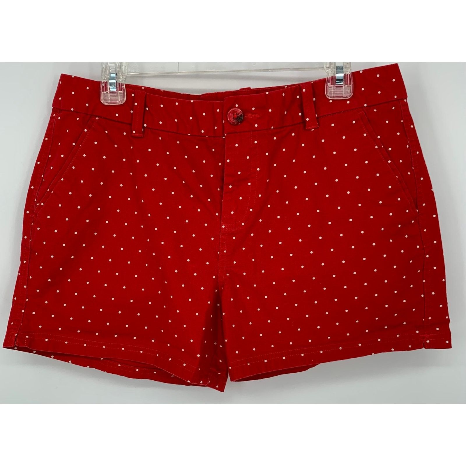 Columbia Columbia Shorts Women's Size 12 Red White Polka Dot PFG Gorp Size 34" / US 12 / IT 48 - 1 Thumbnail