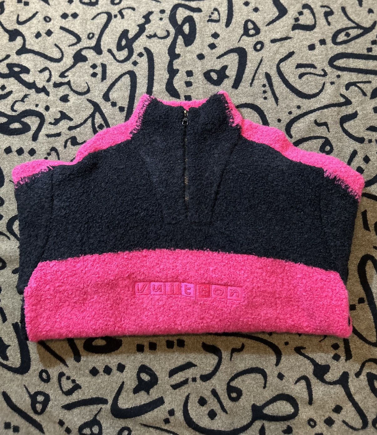 Louis Vuitton LOUIS VUITTON 2019 Half Zip Wool/Alpaca Fleece Size US XL / EU 56 / 4 - 12 Thumbnail