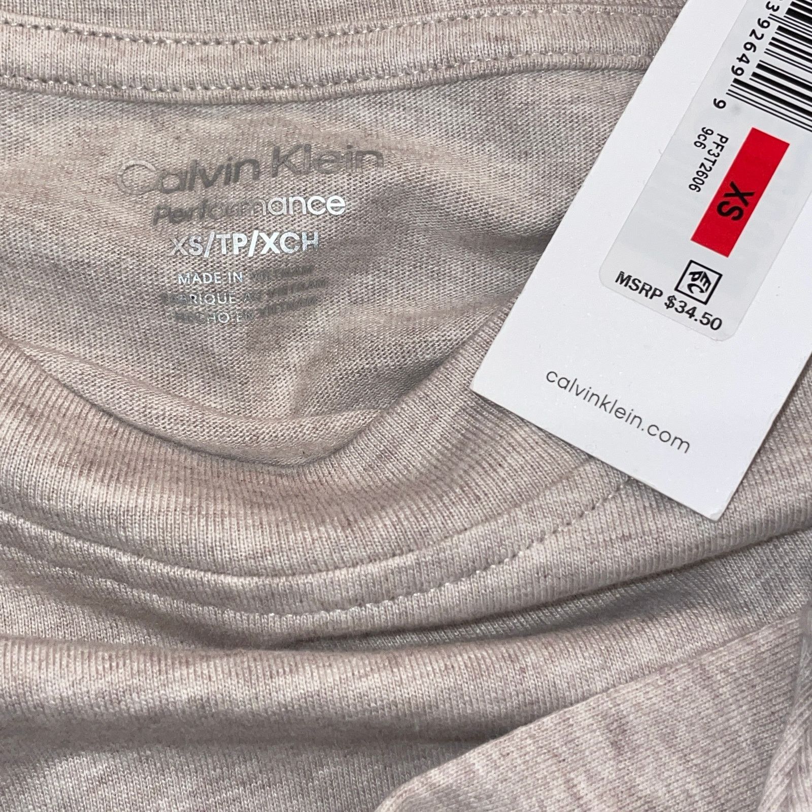 Calvin Klein Calvin Klein Women's Long-Sleeve Crewneck T-Shirt tan XS Size XS / US 0-2 / IT 36-38 - 6 Thumbnail