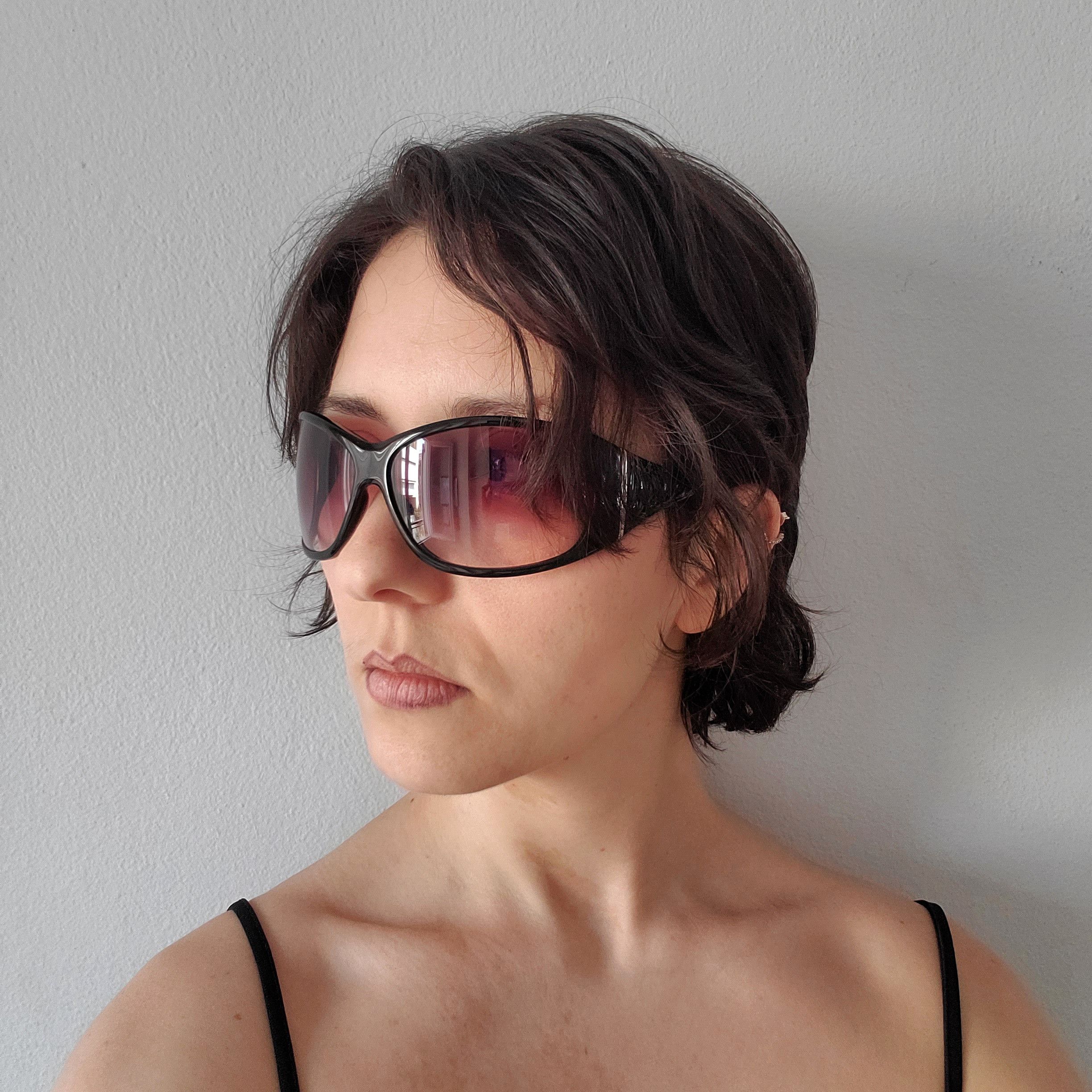 Roberto Cavalli Roberto Cavalli Atamante vintage 90s y2k mask sunglasses Size ONE SIZE - 1 Thumbnail