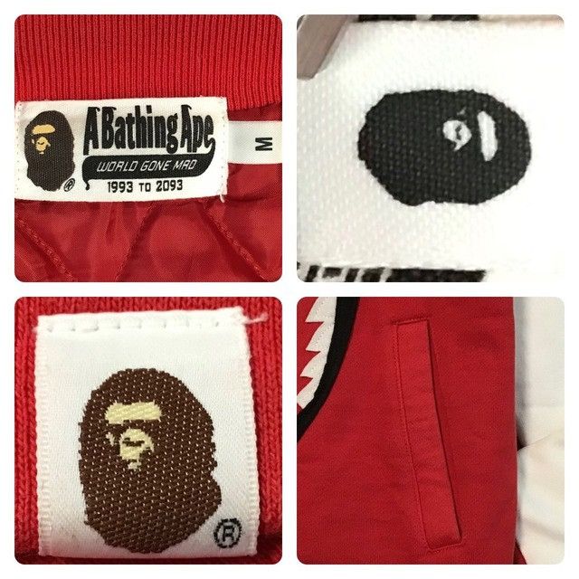 Bape BAPE SHARK SWEAT VARSITY JACKET a bathing ape Size US M / EU 48-50 / 2 - 8 Thumbnail