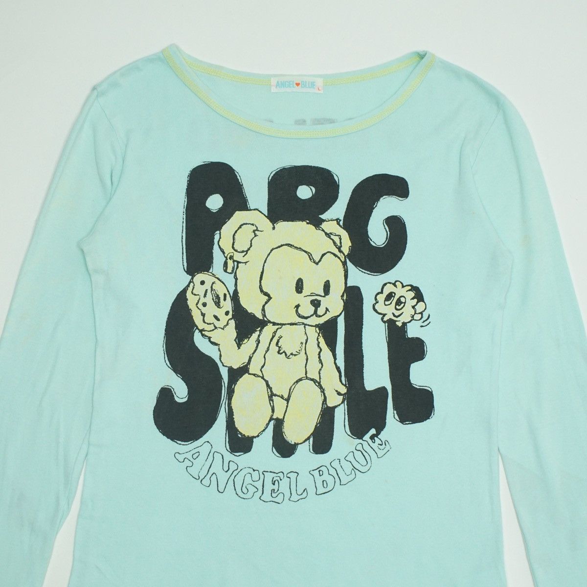 Angel Blue *NoTariff 2000s Angel Blue LS Tee Size L / US 10 / IT 46 - 2 Thumbnail